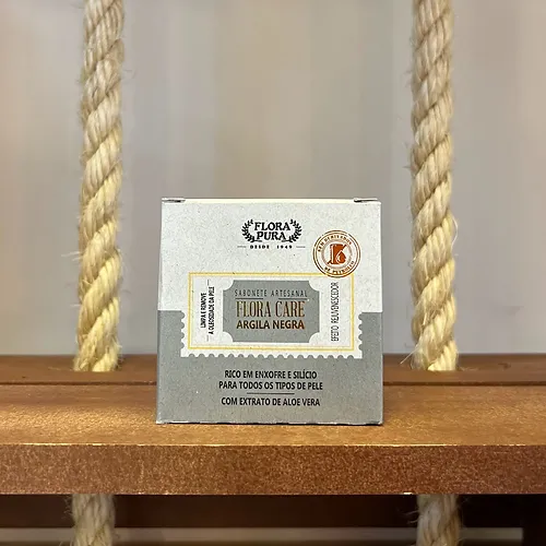 SABONETE ARTESANAL ARGILA NEGRA - 90G COD3174