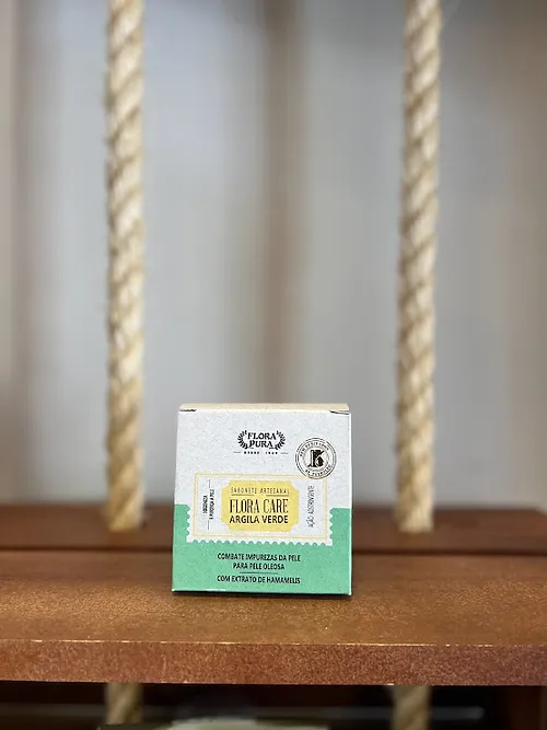 SABONETE ARTESANAL ARGILA VERDE - 90G COD3176