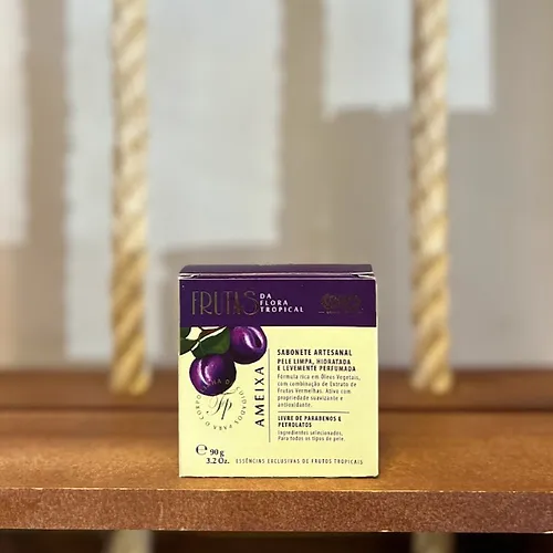 SABONETE ARTESANAL DE AMEIXA 90G COD3180