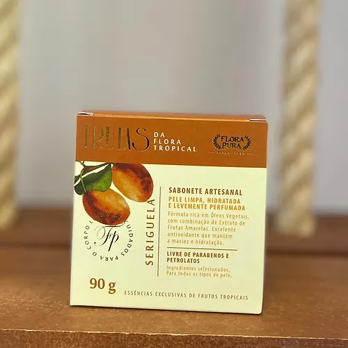 SABONETE ARTESANAL DE SERIGUELA 90G COD3187