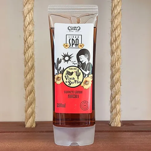 SABONETE LIQUIDO DE AROEIRA- 200ML- LINHA SPA COD3214