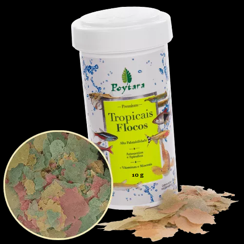 Poytara Tropicais Flocos 10g