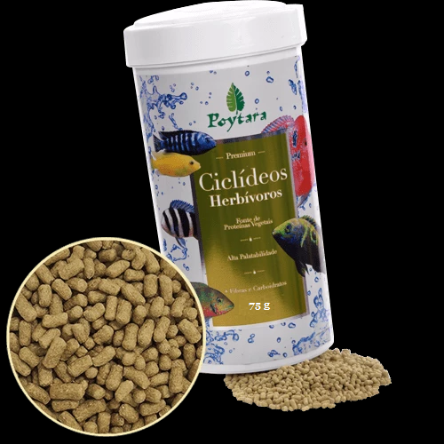 Ciclídeo Herbívoros 75g