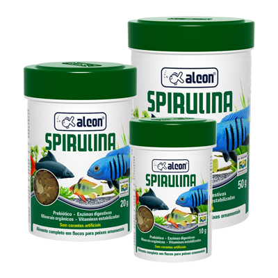 Alcon Spirulina Flocos