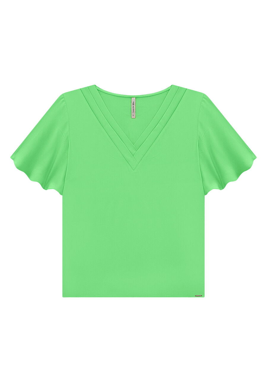 Blusa Flare com decote V