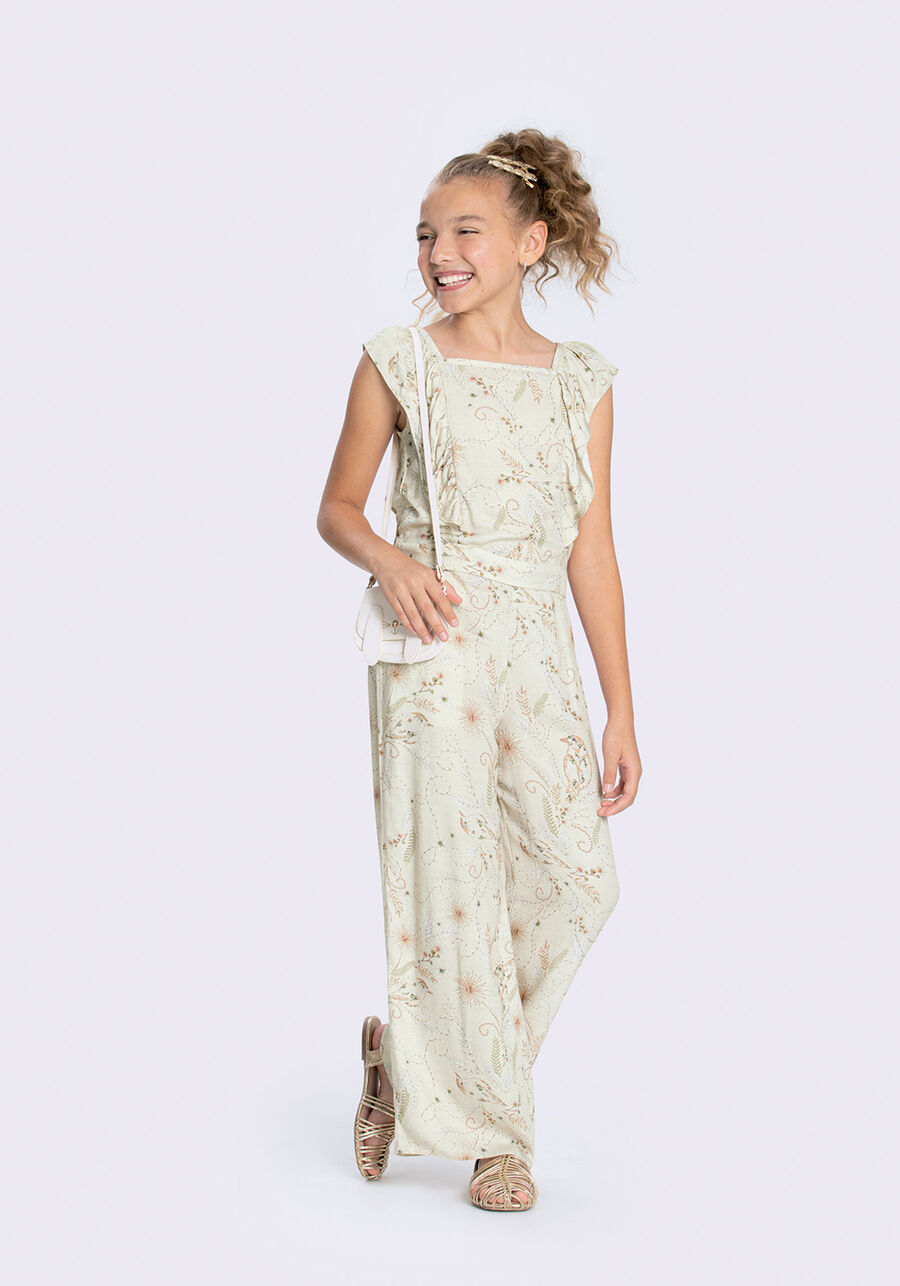 Conjunto infantil com calça WIDE LEG