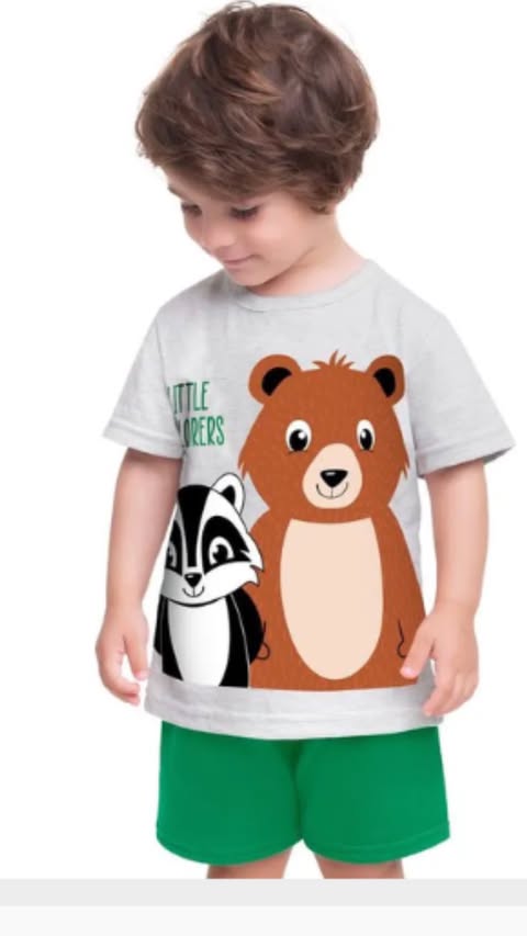 Conjunto masculino urso