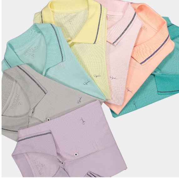 Camisa polo com detalhe na gola