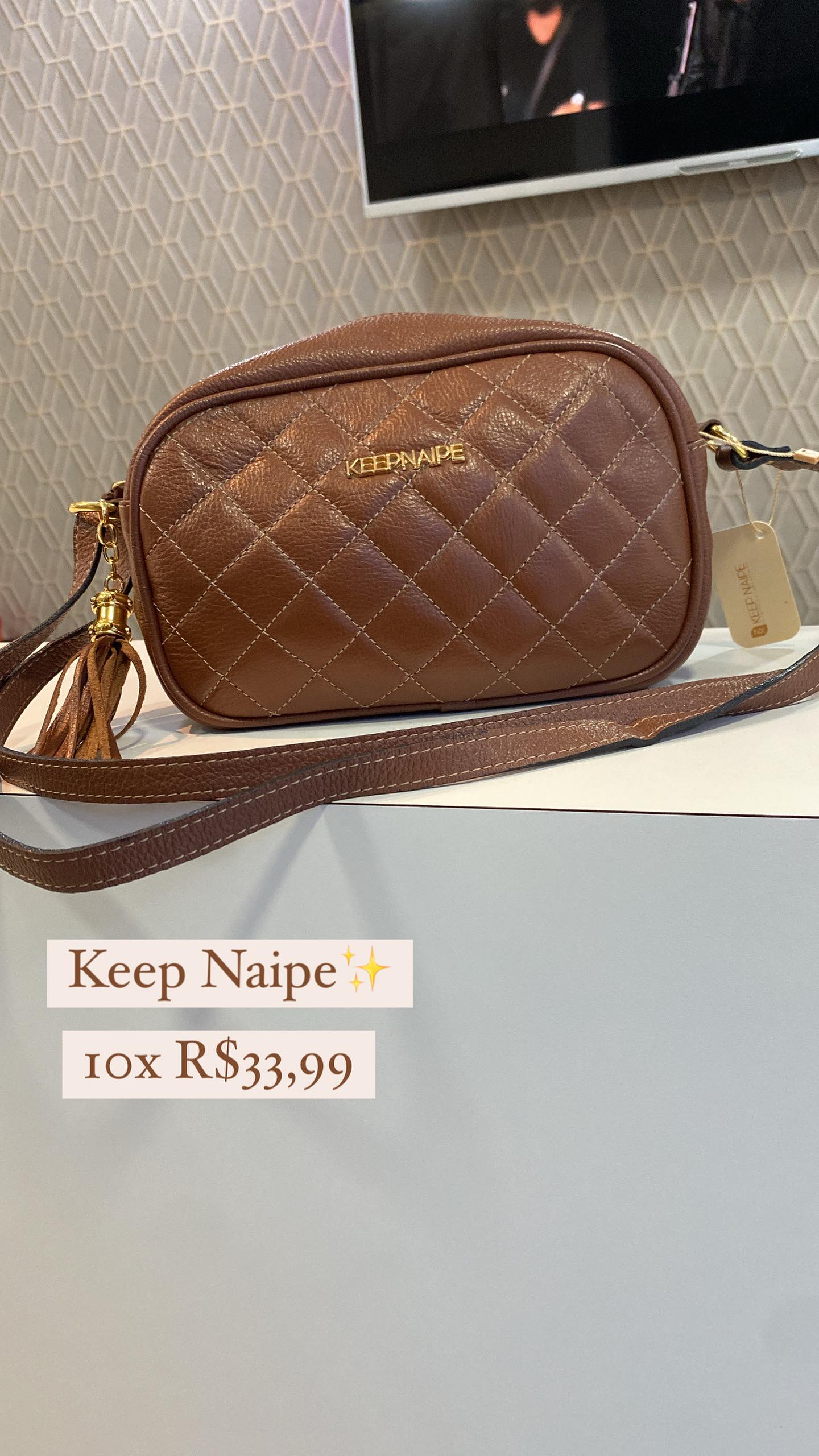 Bolsa Couro- KEEP NAIPE 15503