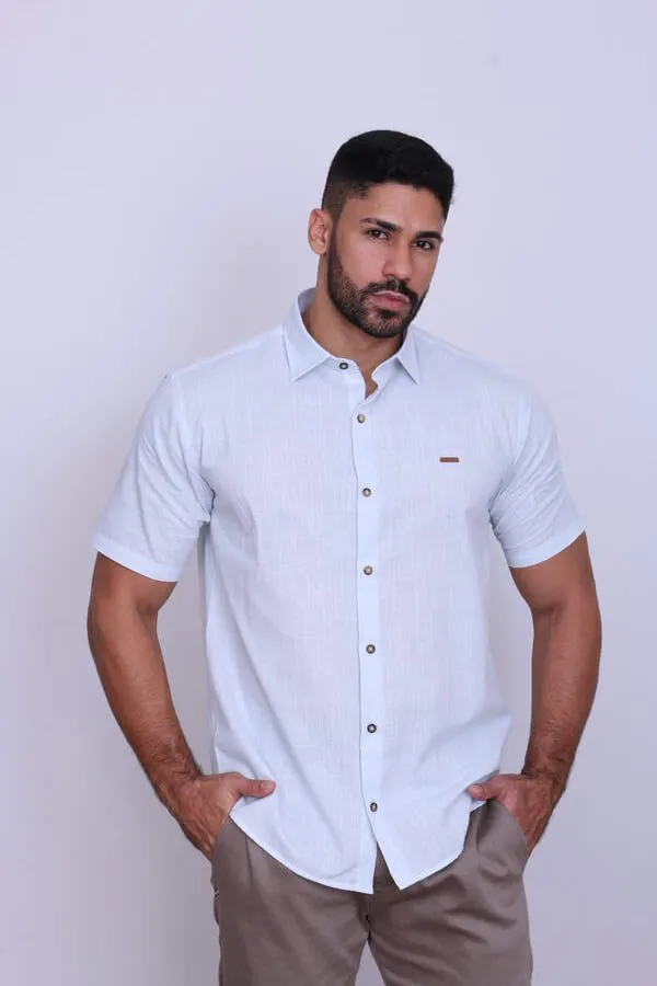 CAMISA SOCIAL MANGA CURTA