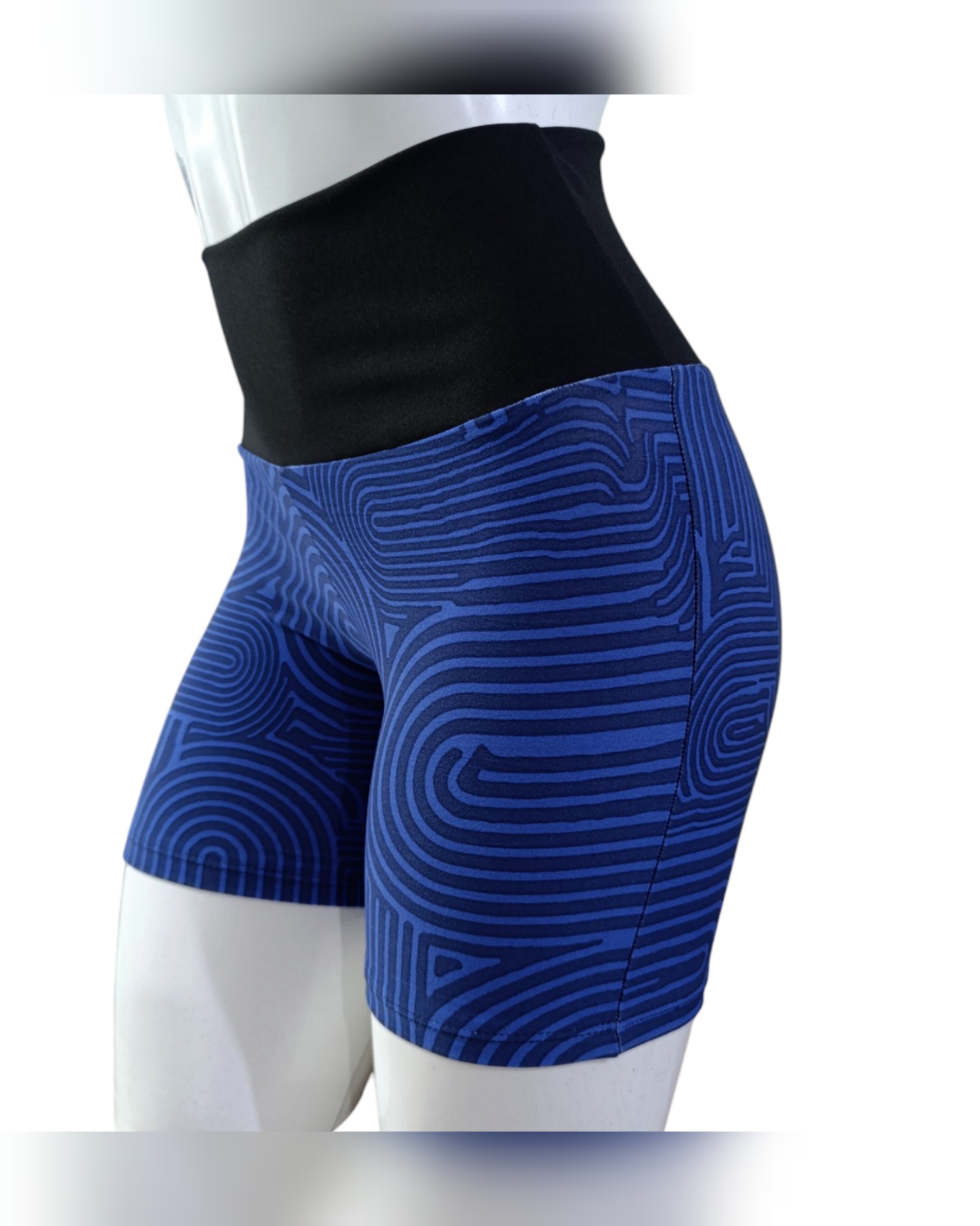 Short M empina bumbum Azul/preto PROMOÇÃO