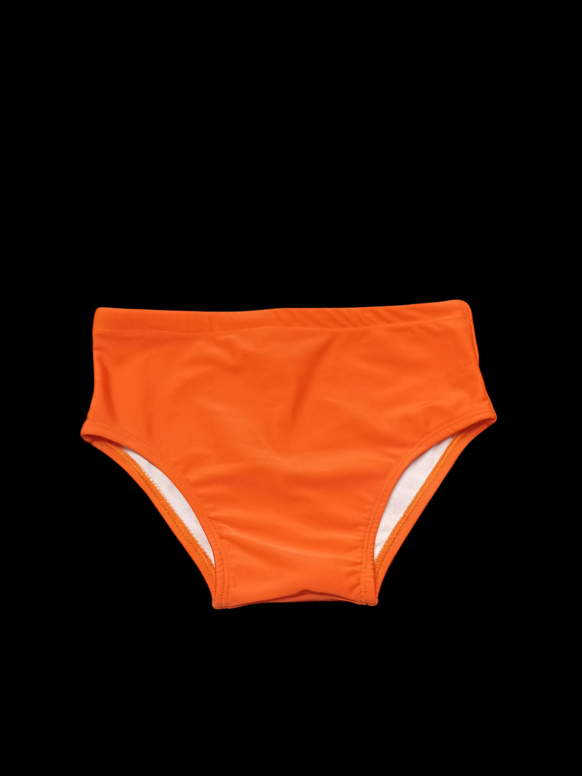 Sunga infantil 04 a 06 anos. Cor Laranja PROMOÇÃO