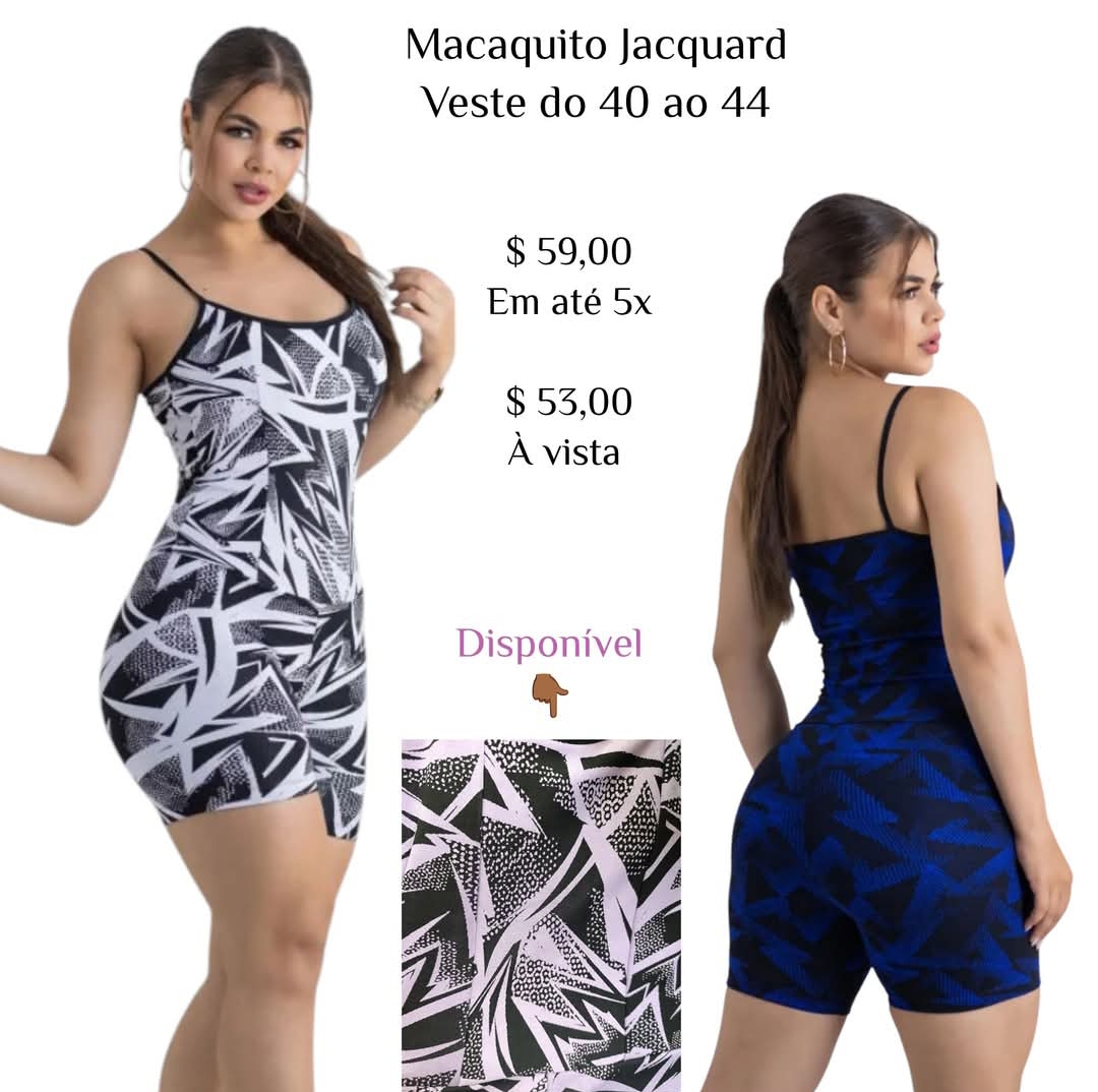 Macaquito em Jacquard tamanho M