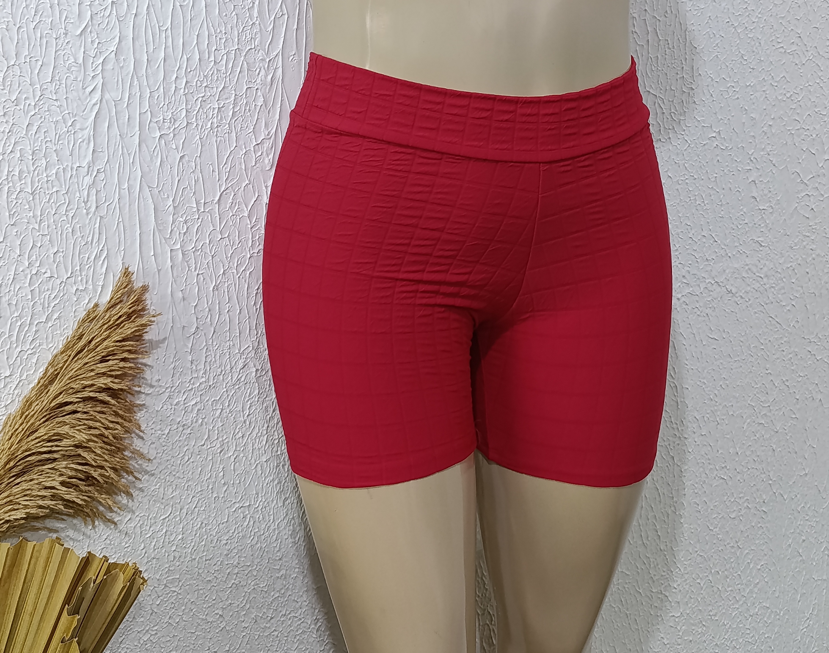 Short GG Jacquard vermelho PROMOÇÃO