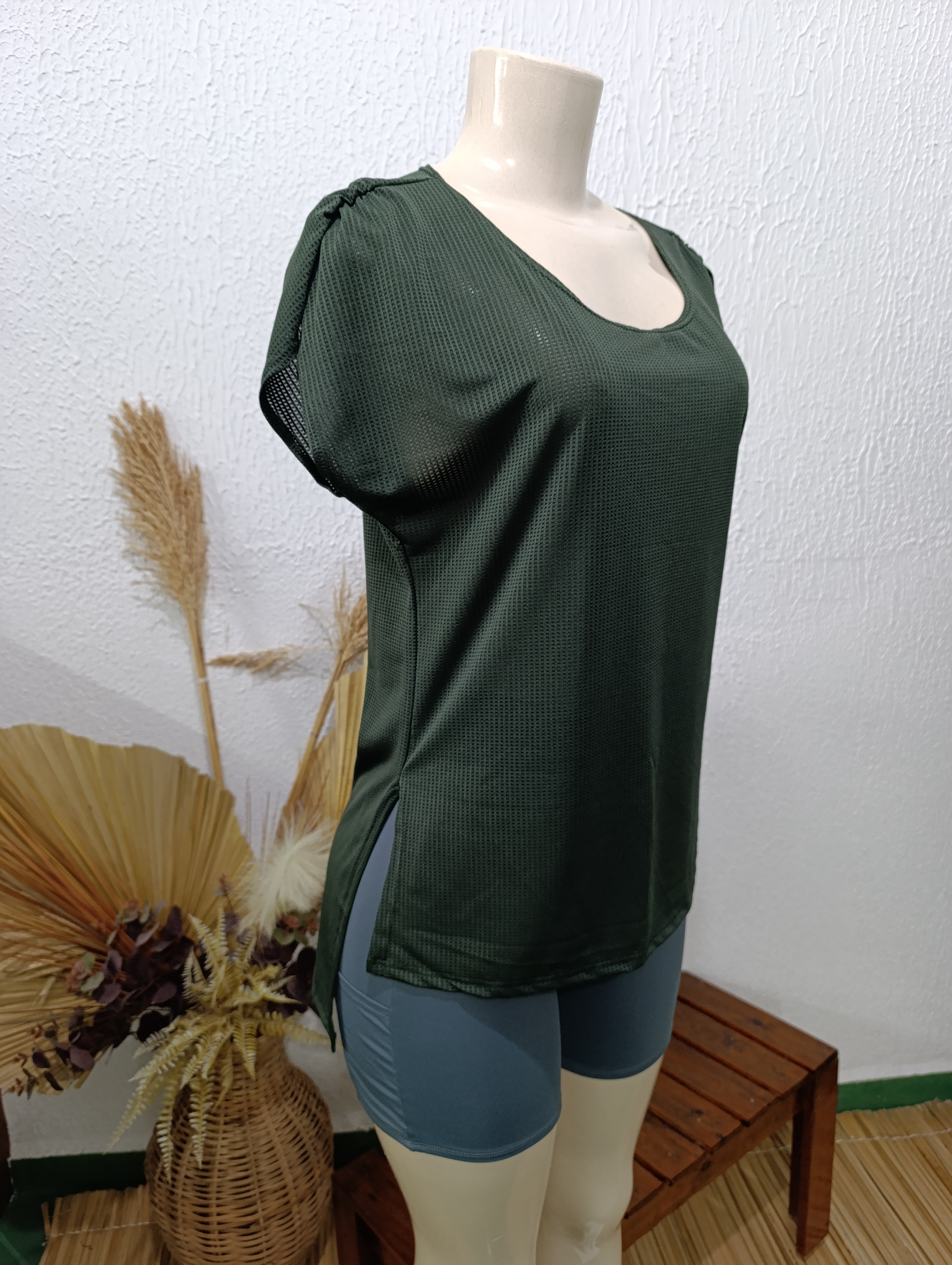Blusa M tapa bumbum Verde Militar PROMOÇÃO