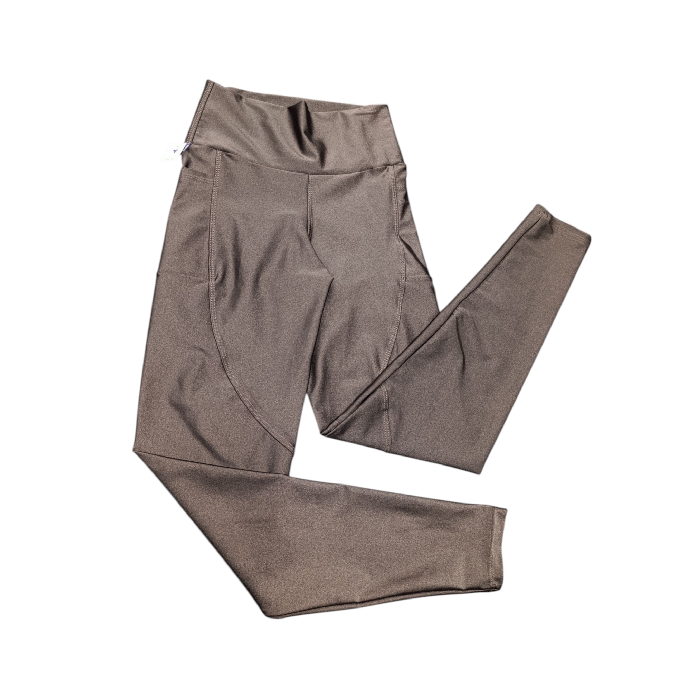 Calça M G Atlanta Poliamida acetinada. MARROM