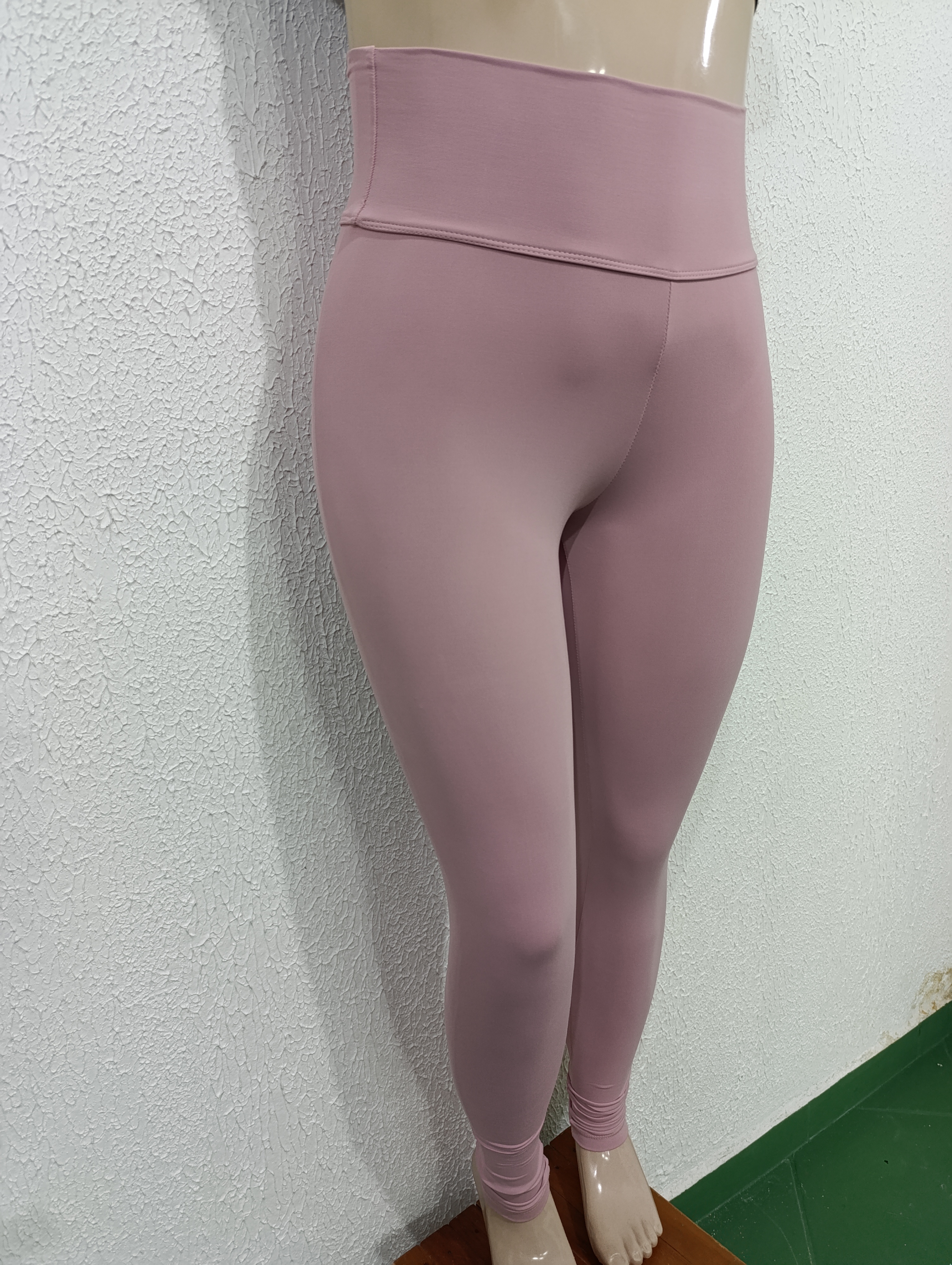 Calça G Poliamida. Cor Rosa Bebê