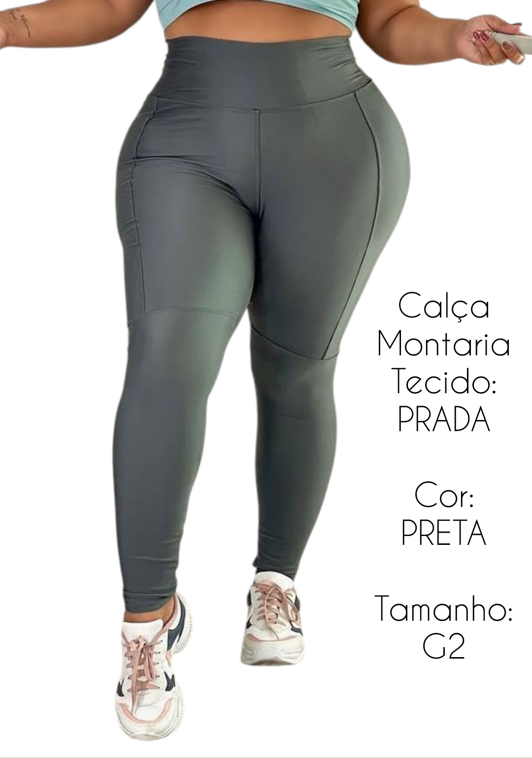 Calça G2 Montaria PRADA Cor PRETA PROMOÇÃO
