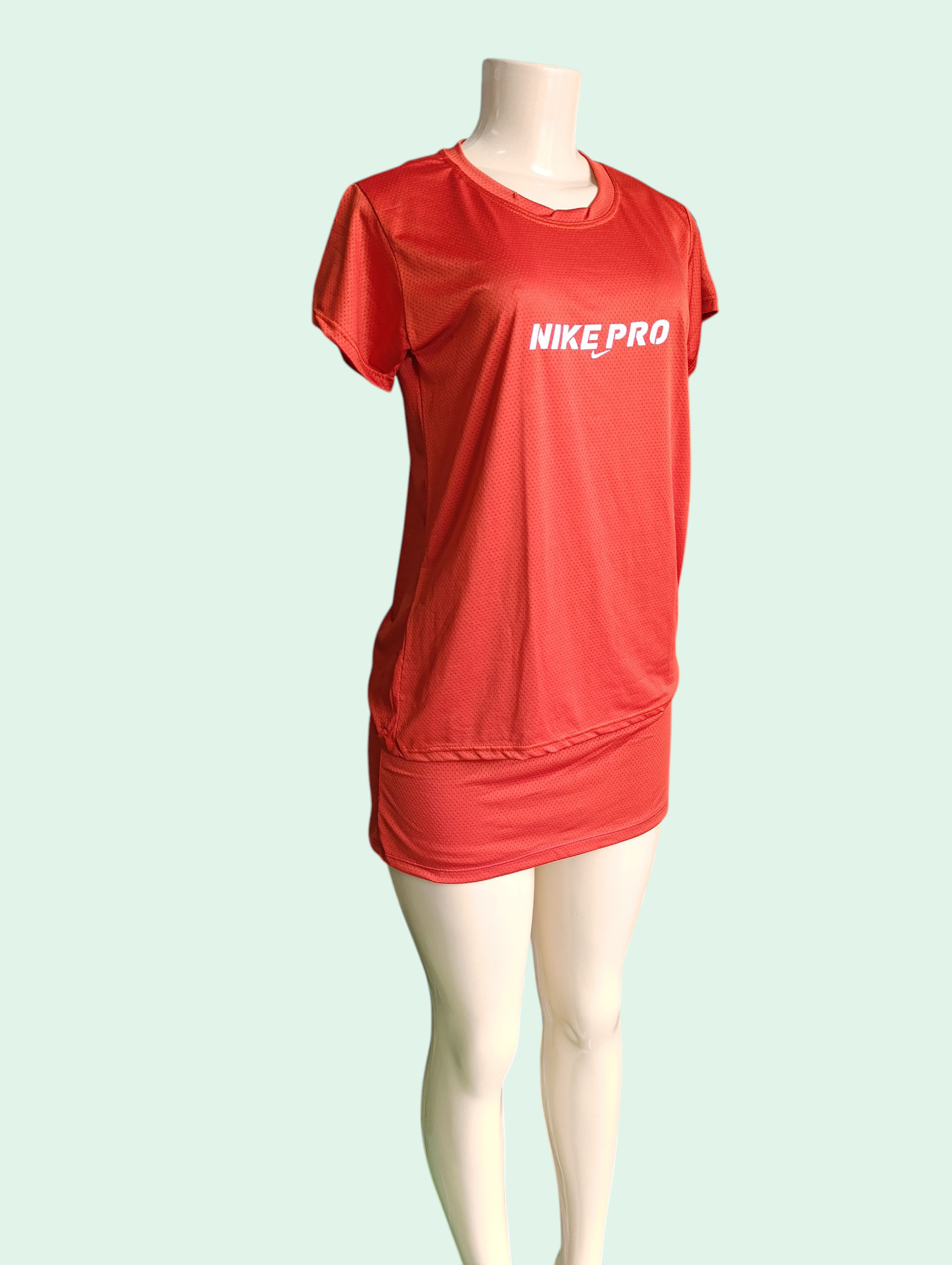 Conjunto short M saia cor TELHA