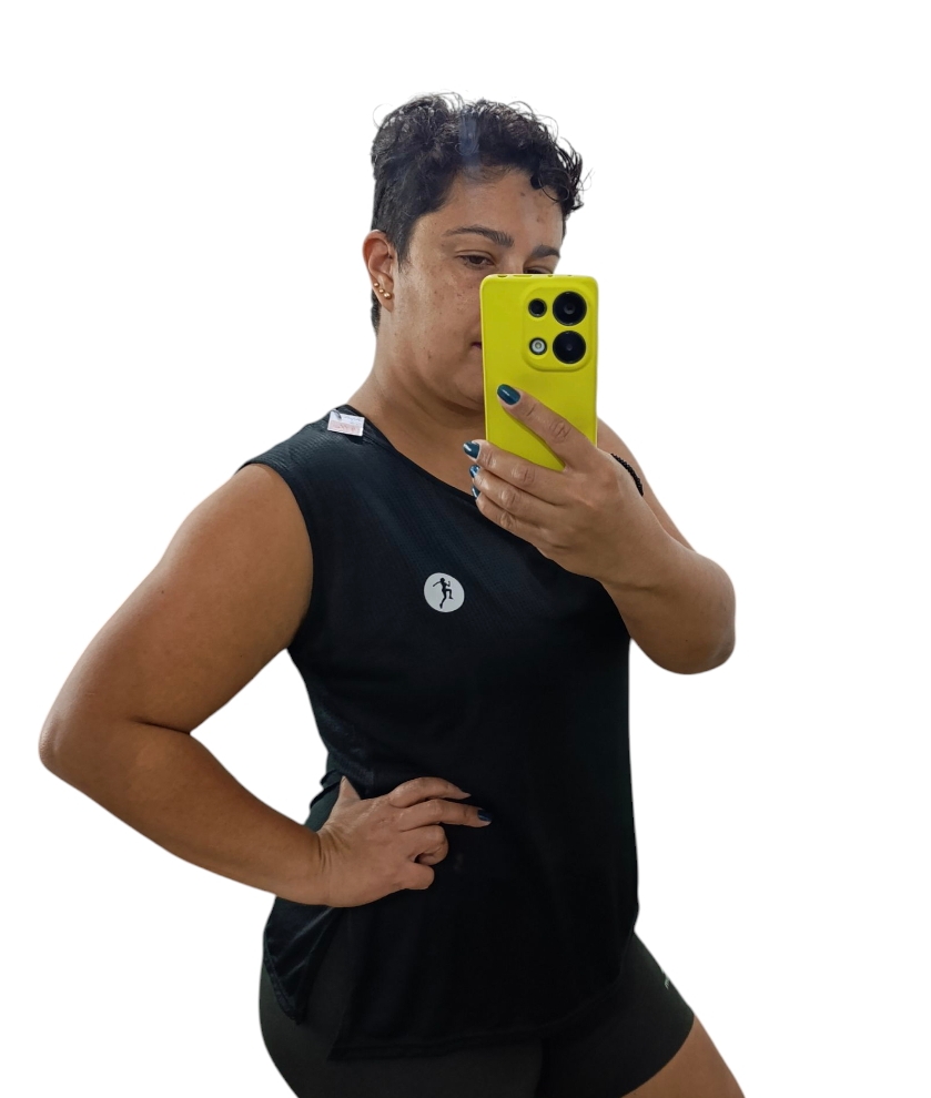 Regata GG Dryfit PRETA PROMOÇÃO