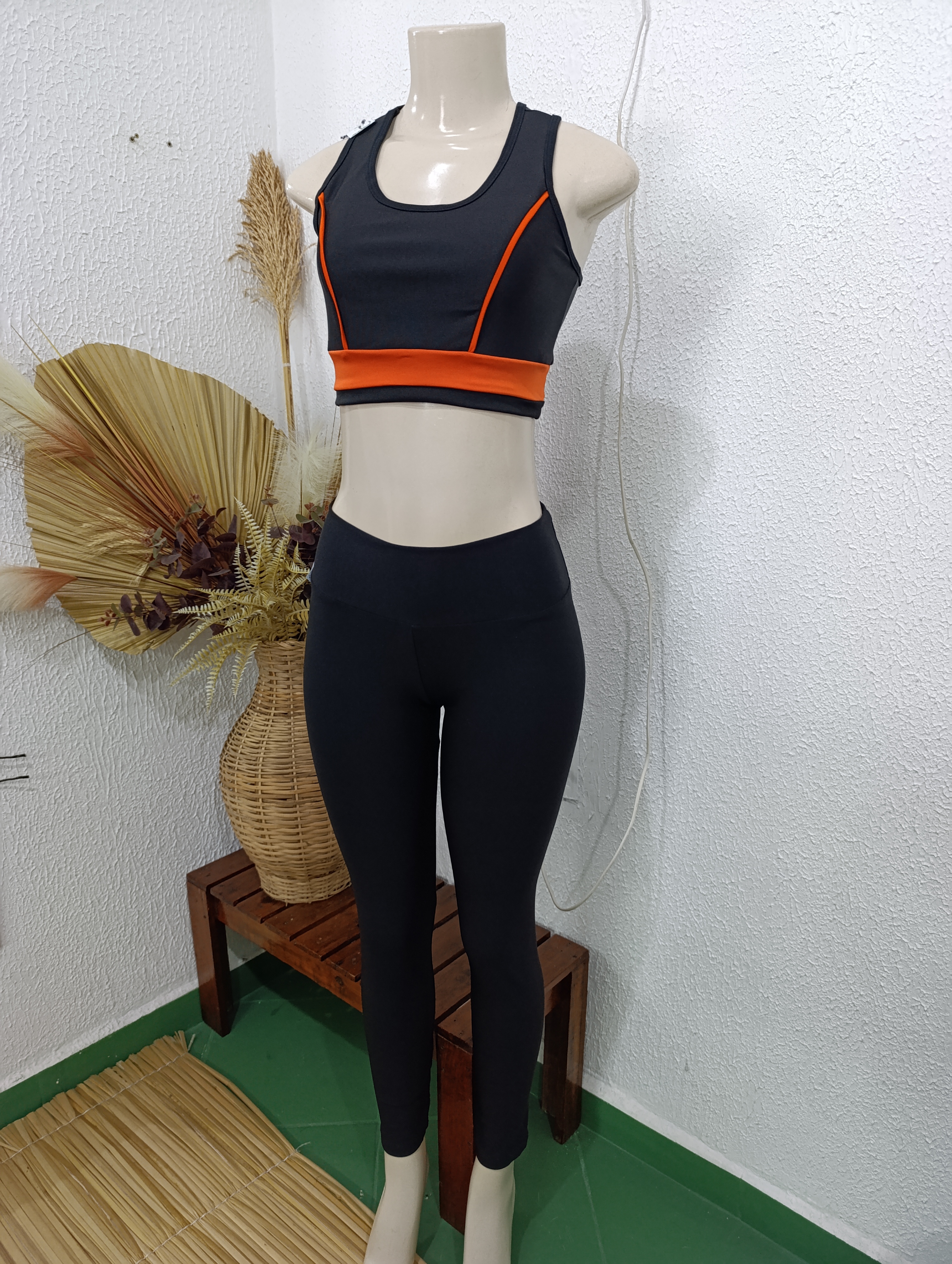 Conjunto de Calça P top/LARANJA PROMOÇÃO