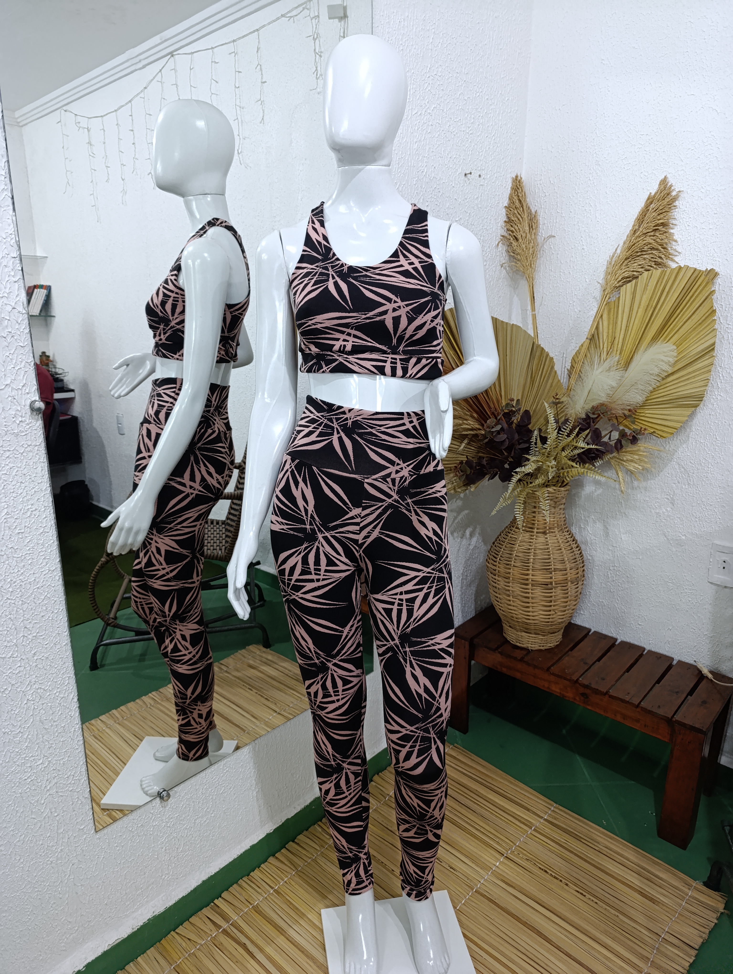 Conjunto de Calça M Jacquard