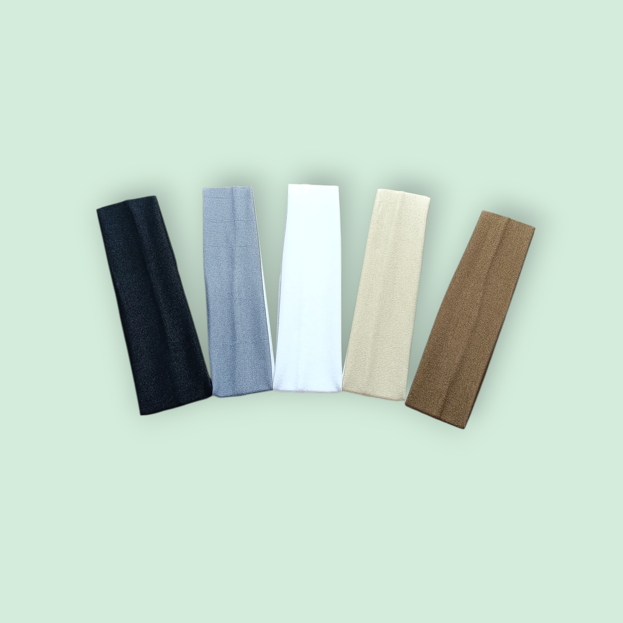 Faixa para cabelos PRETA, CINZA, BRANCO, BEGE, MARROM.