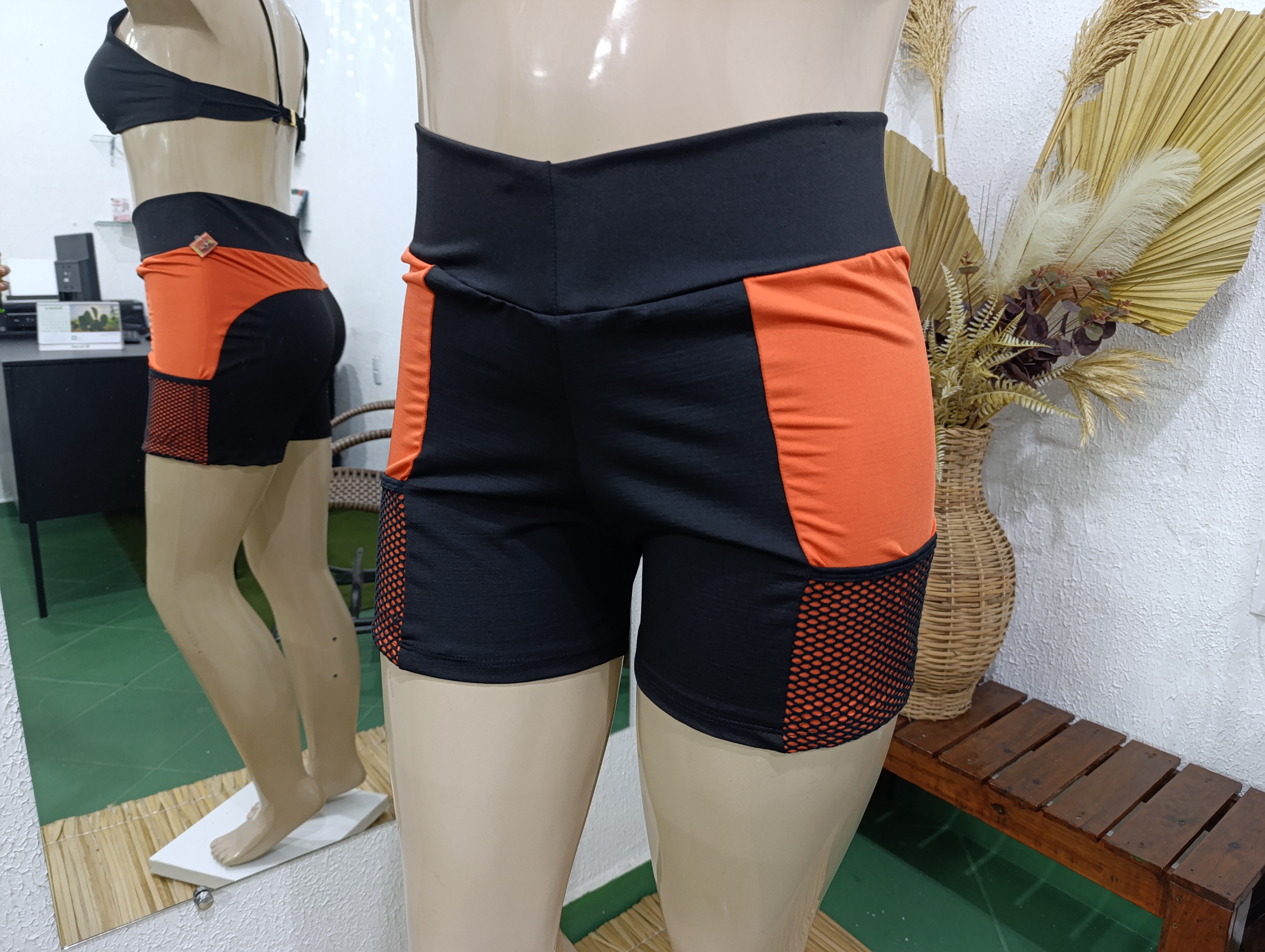 Short G3 com bolso Detalhes laranja PROMOÇÃO