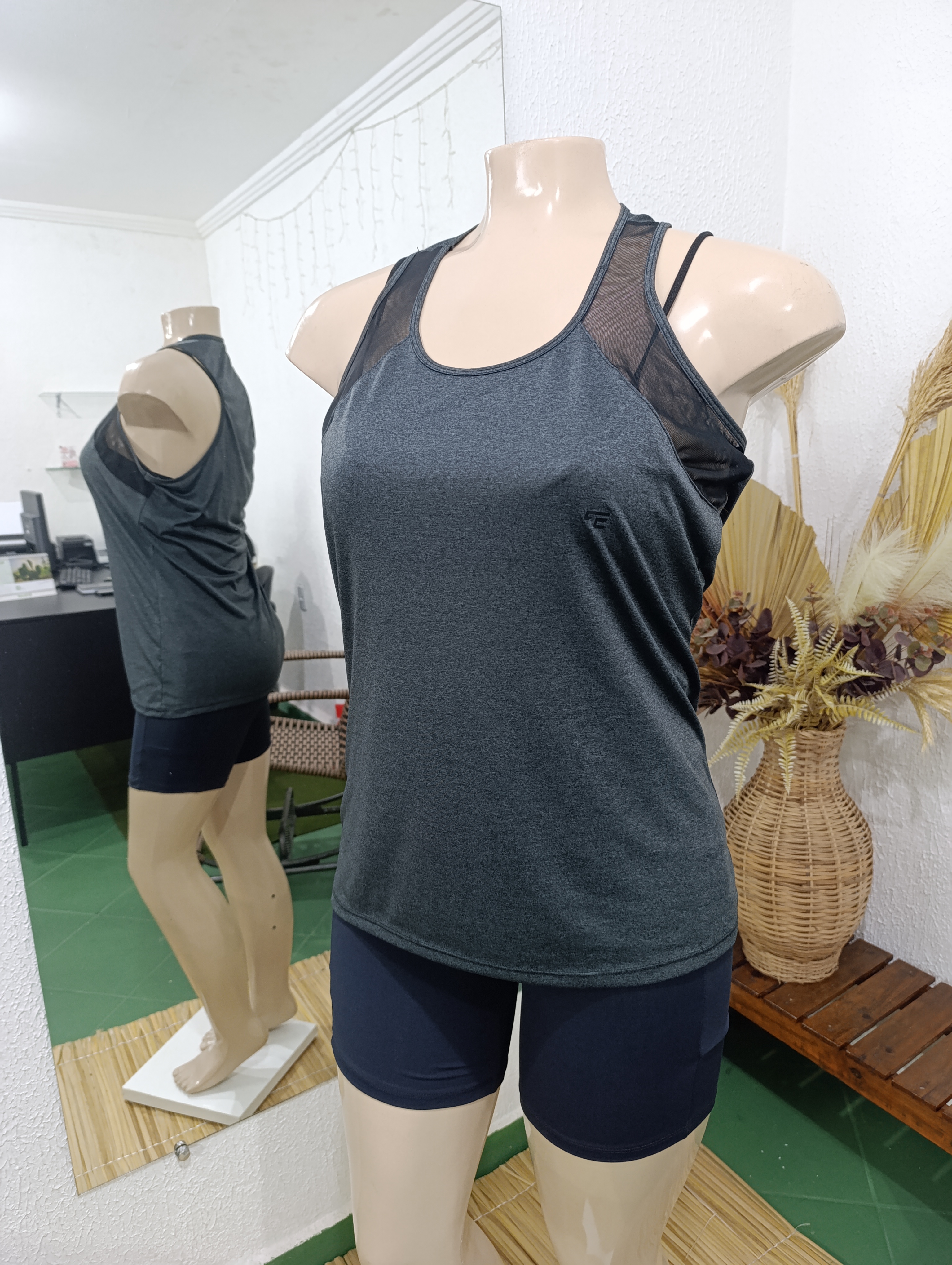 Regata GG Cinza/Grafite PROMOÇÃO