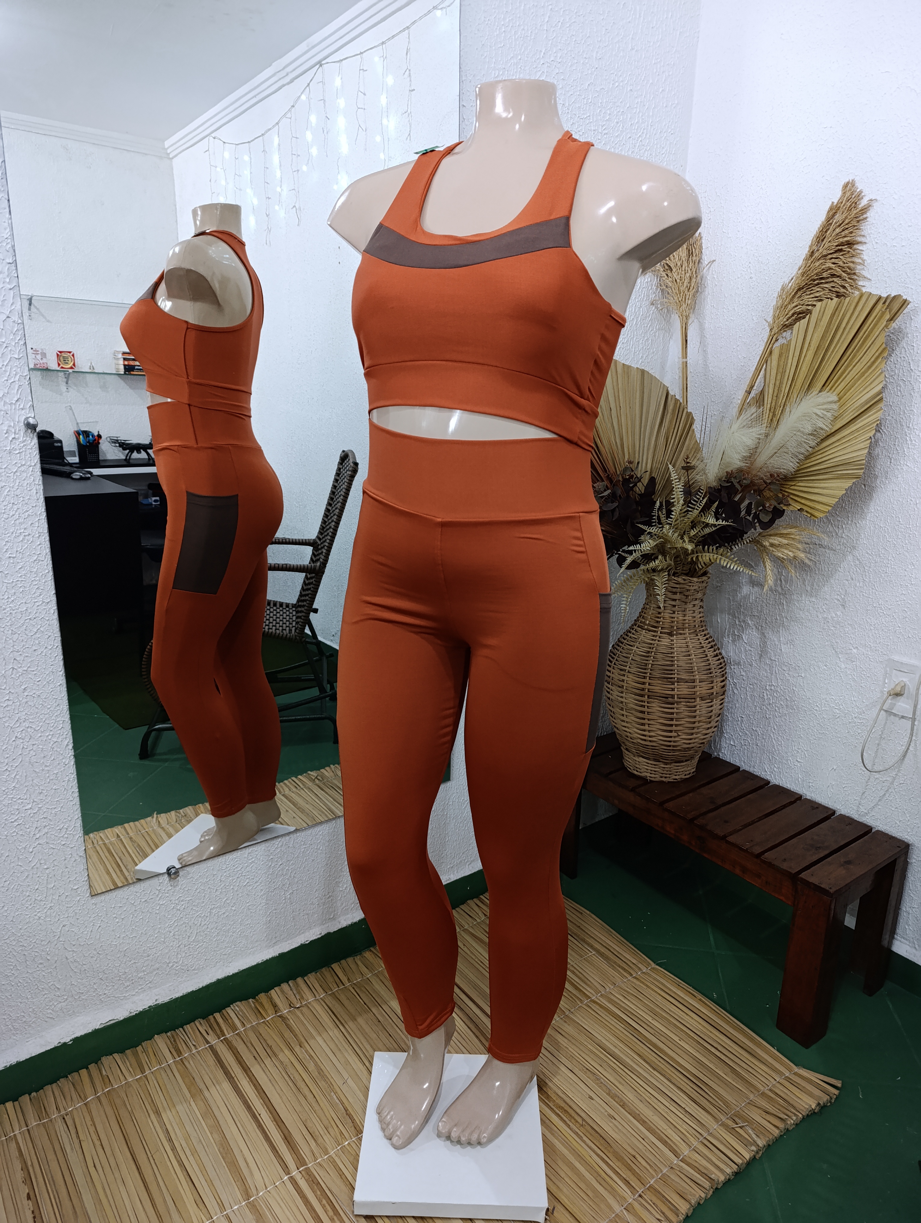 Conjunto de Calça GG G2 forrado com bolso Telha