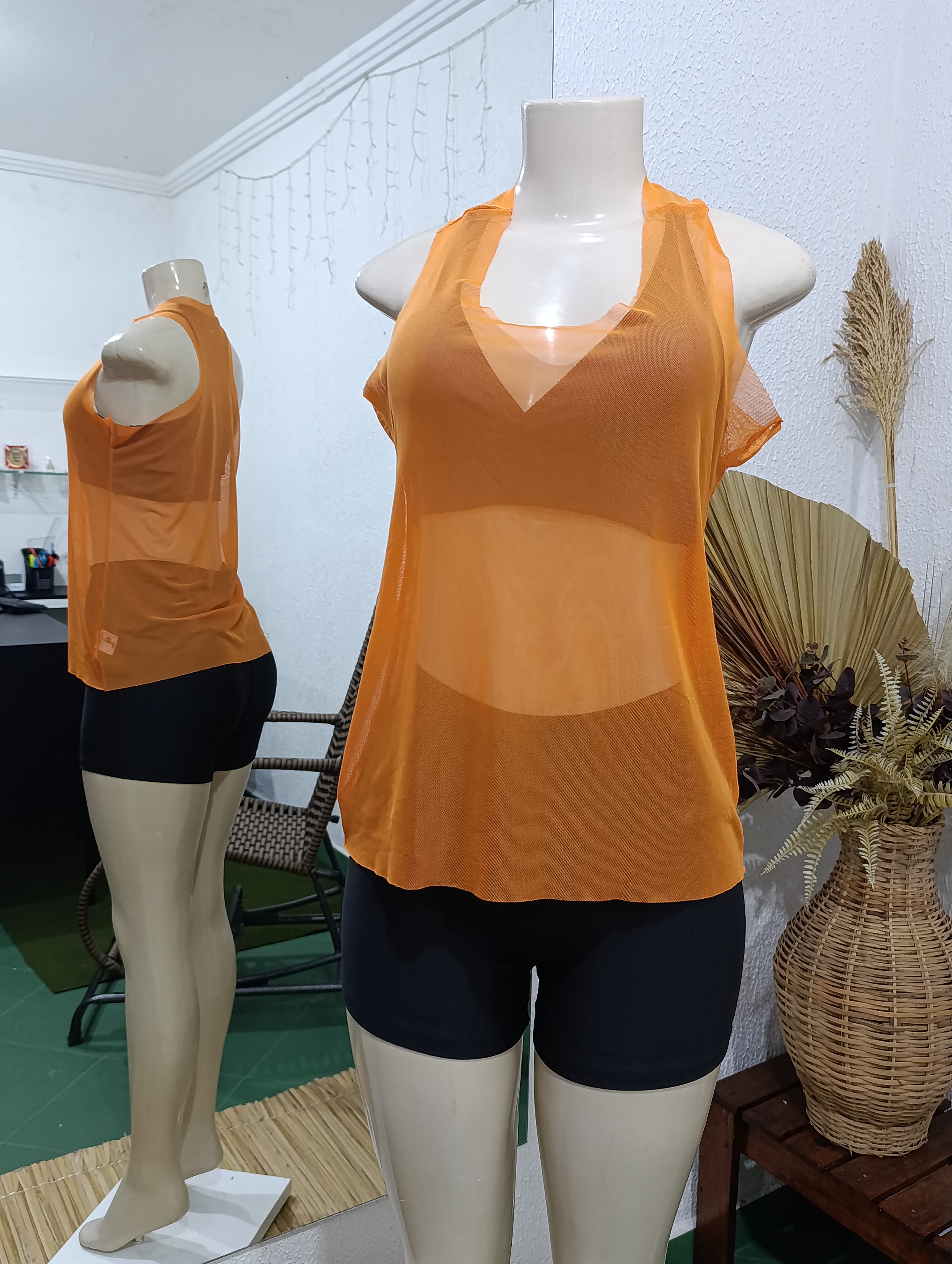 Regata M tule LARANJA 🧡