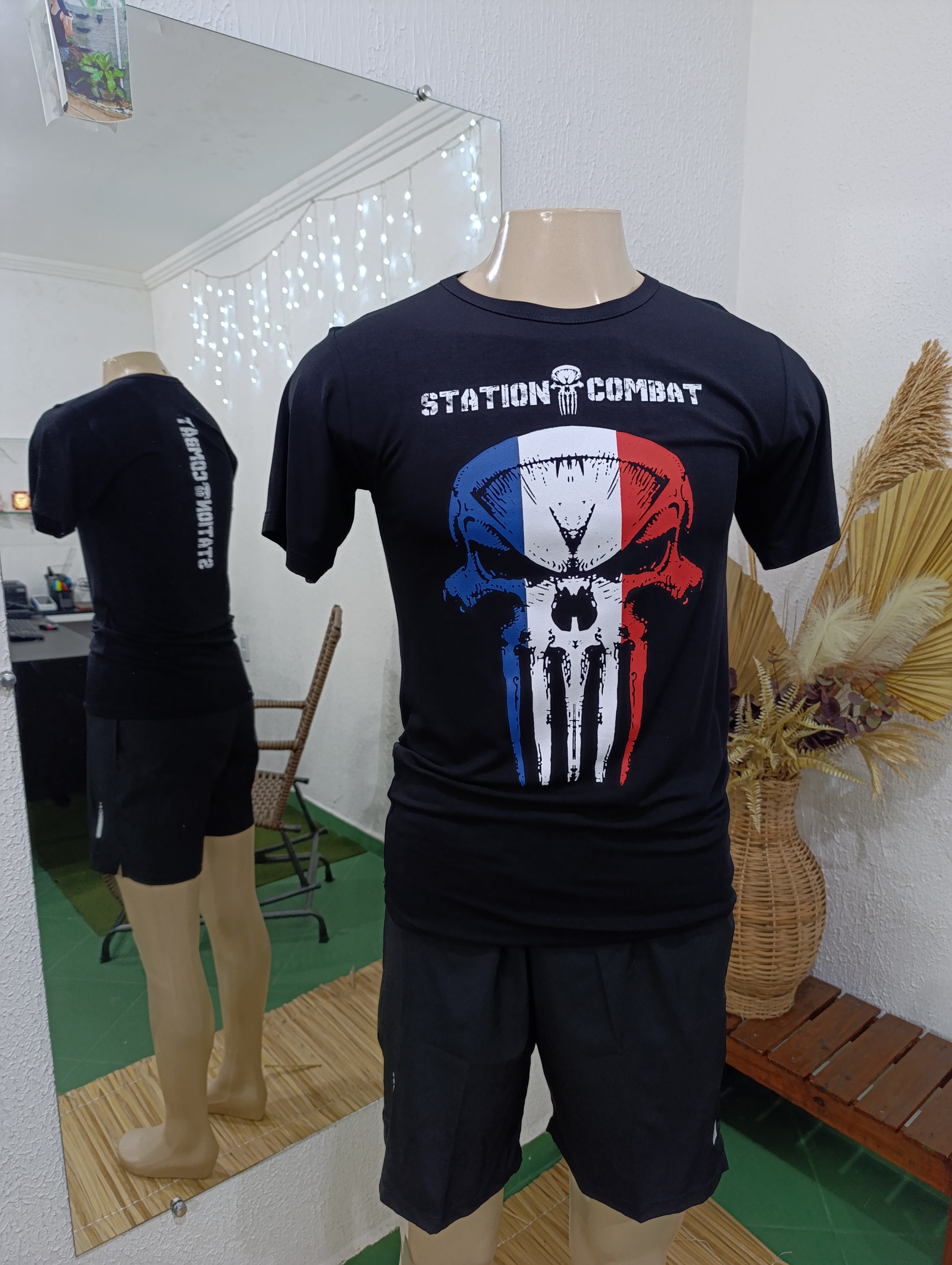 Camisa P STATION COMBAT Preta
