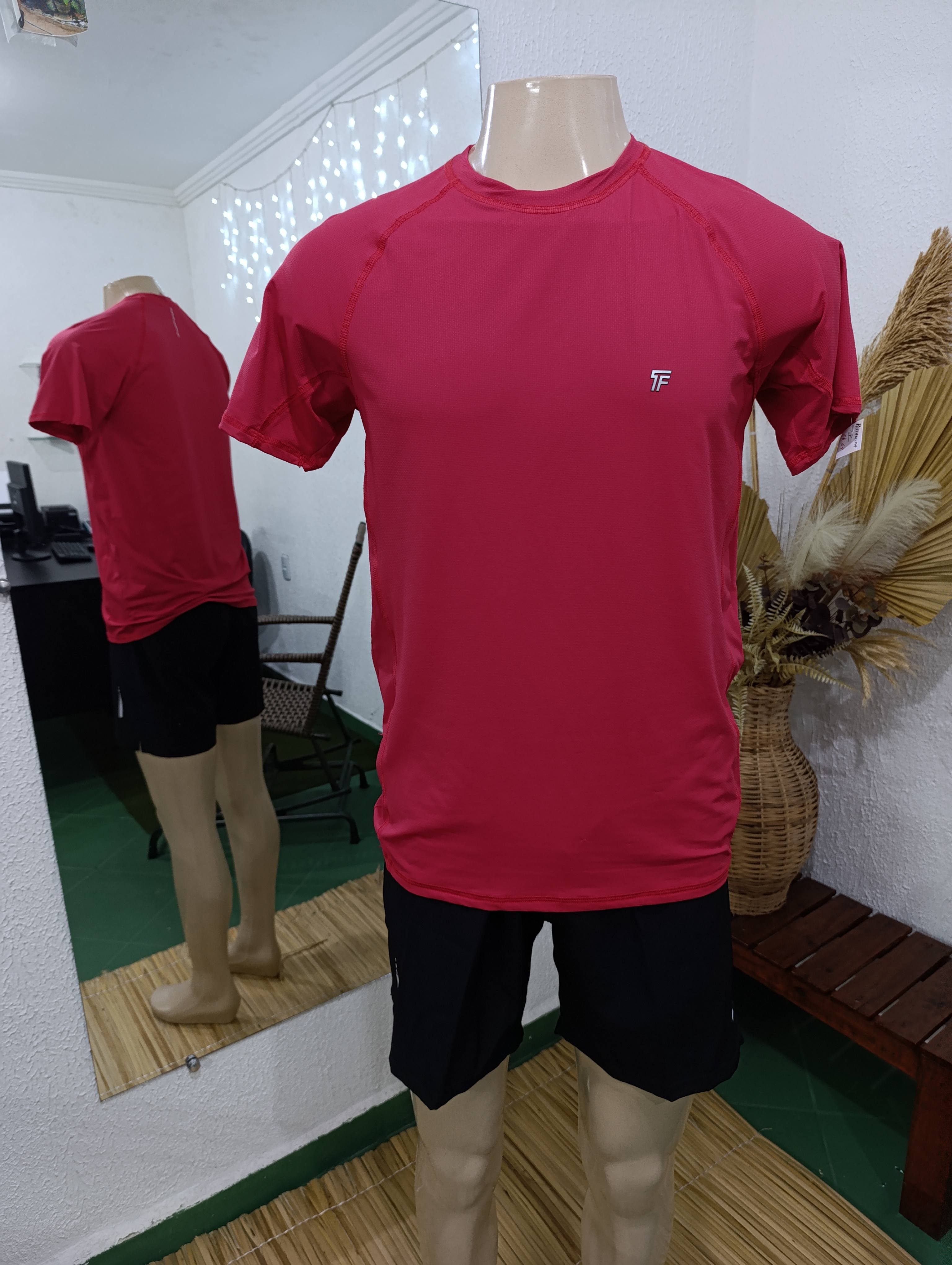 Camisa P Poliamida Vermelha