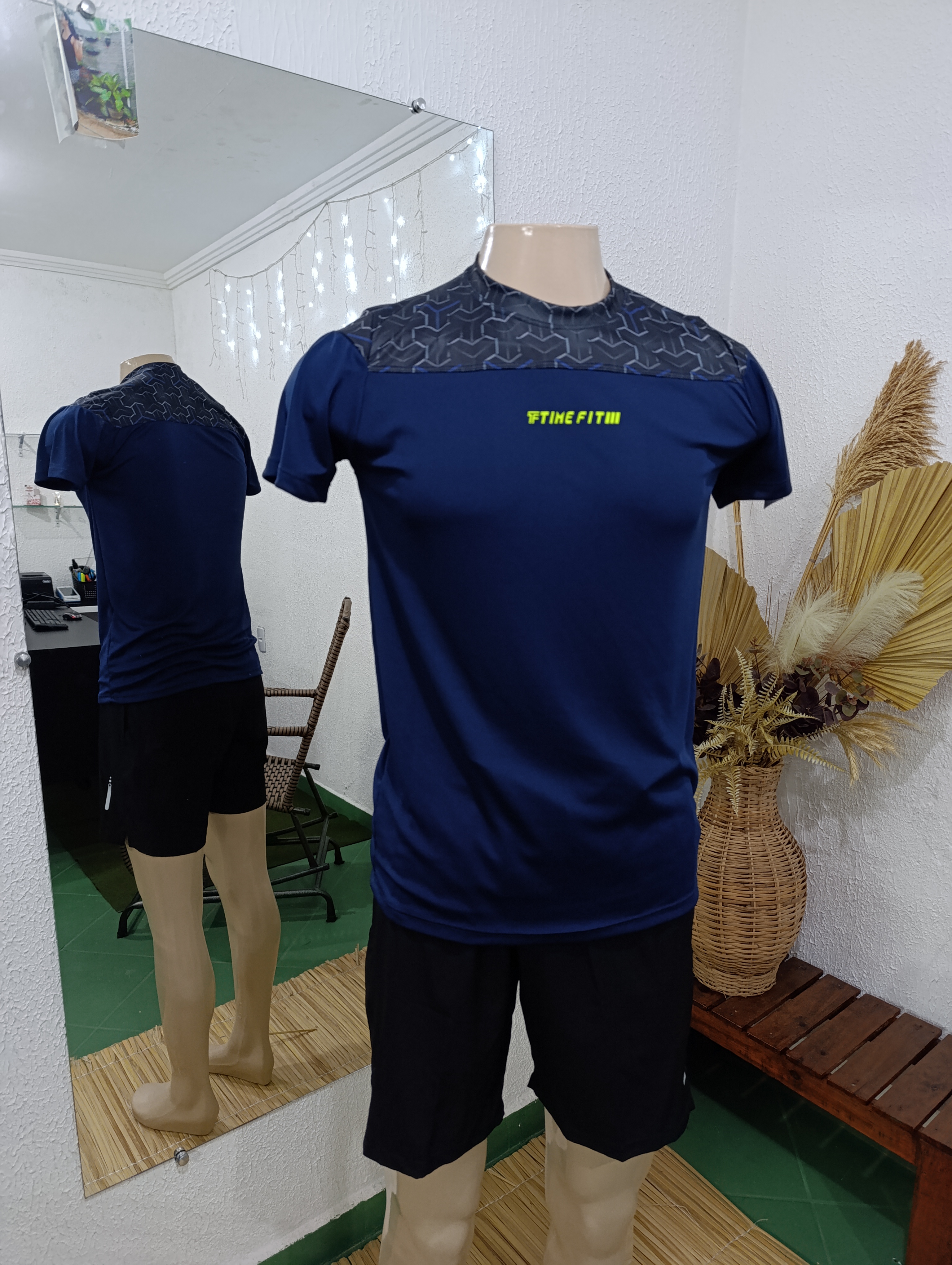 Camisa P Dryfit Colmeia/MARINHO