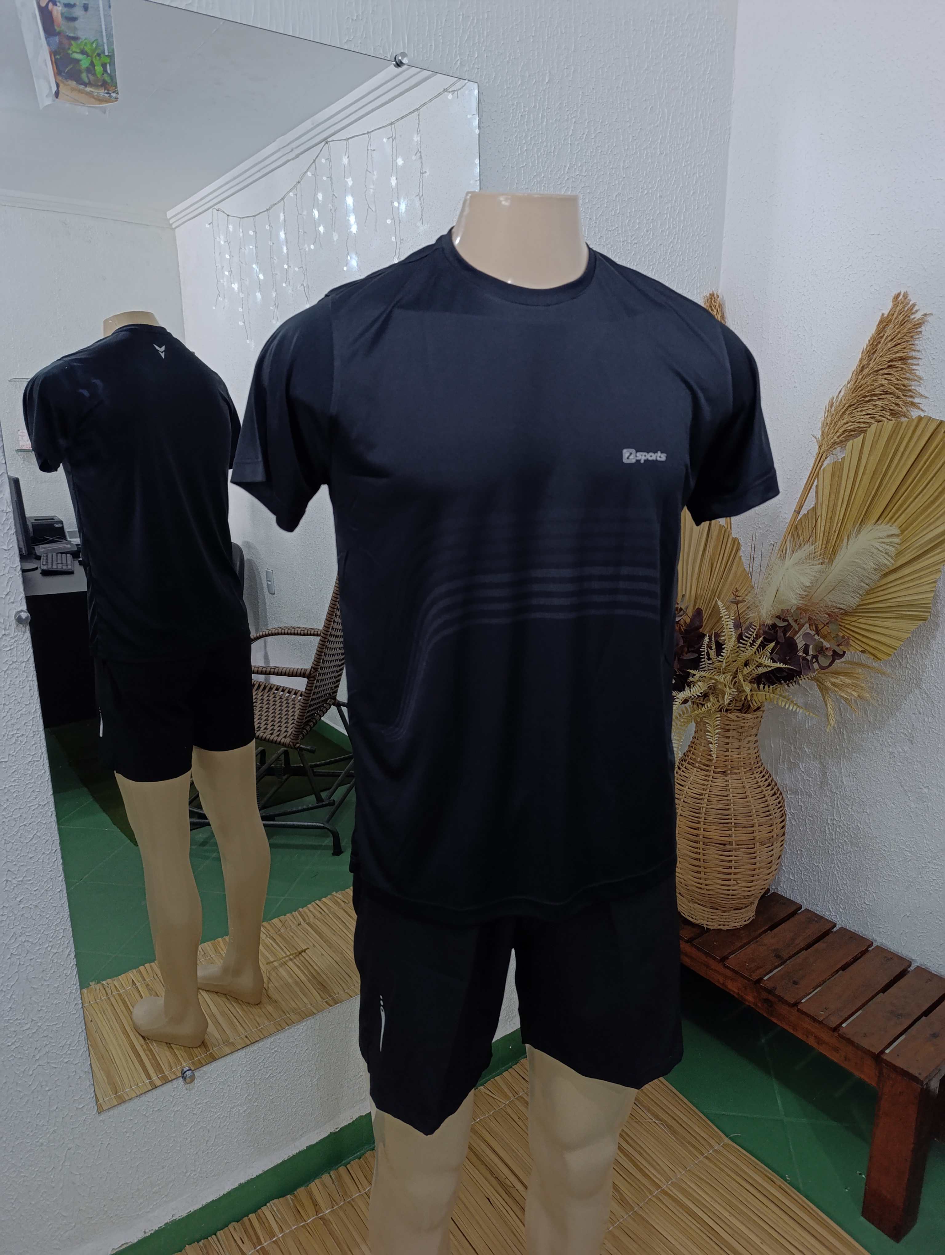Camisa M Dryfit tecido macio PRETA