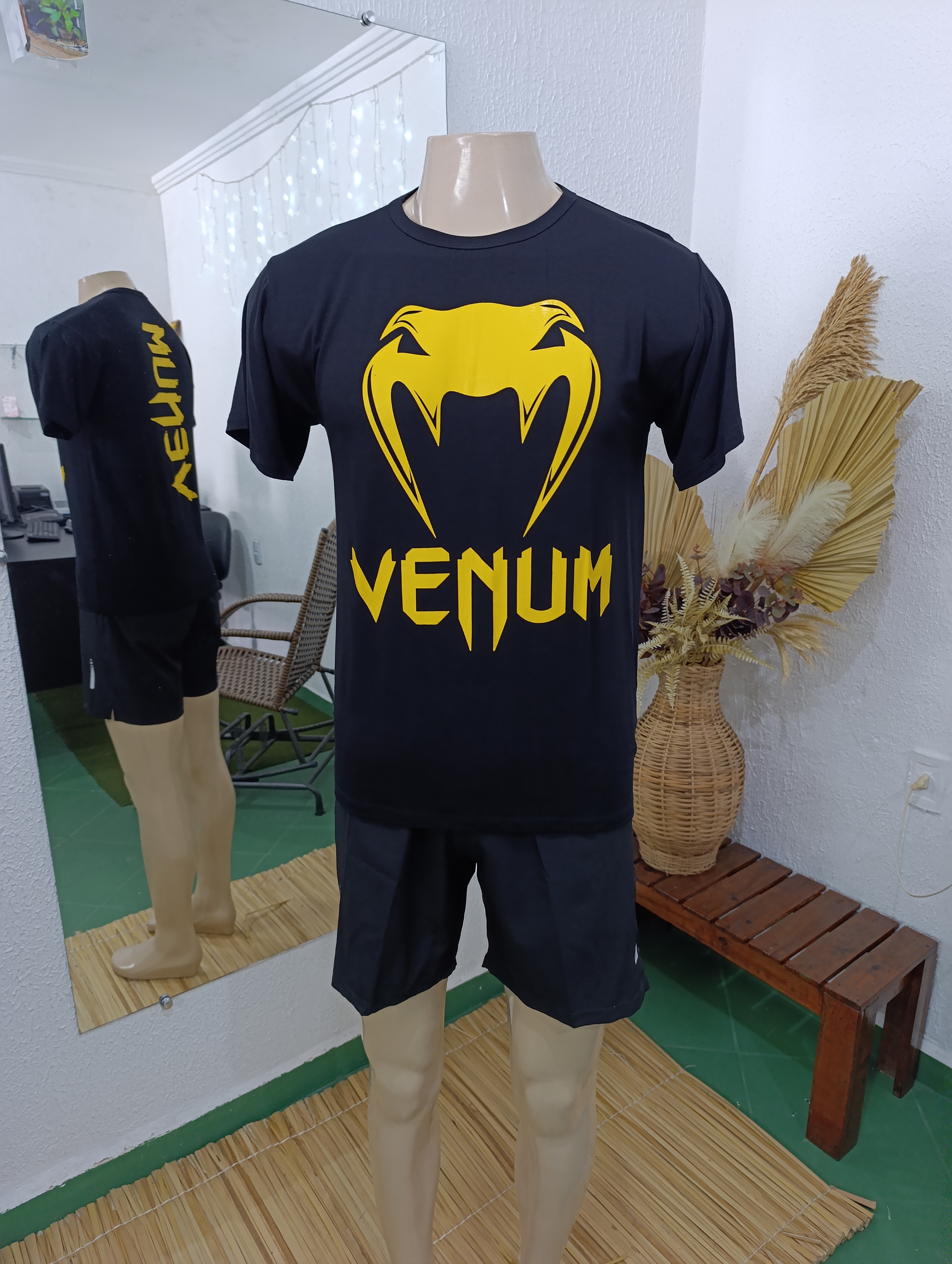 Camisa M VENUM PRETA/AMARELO