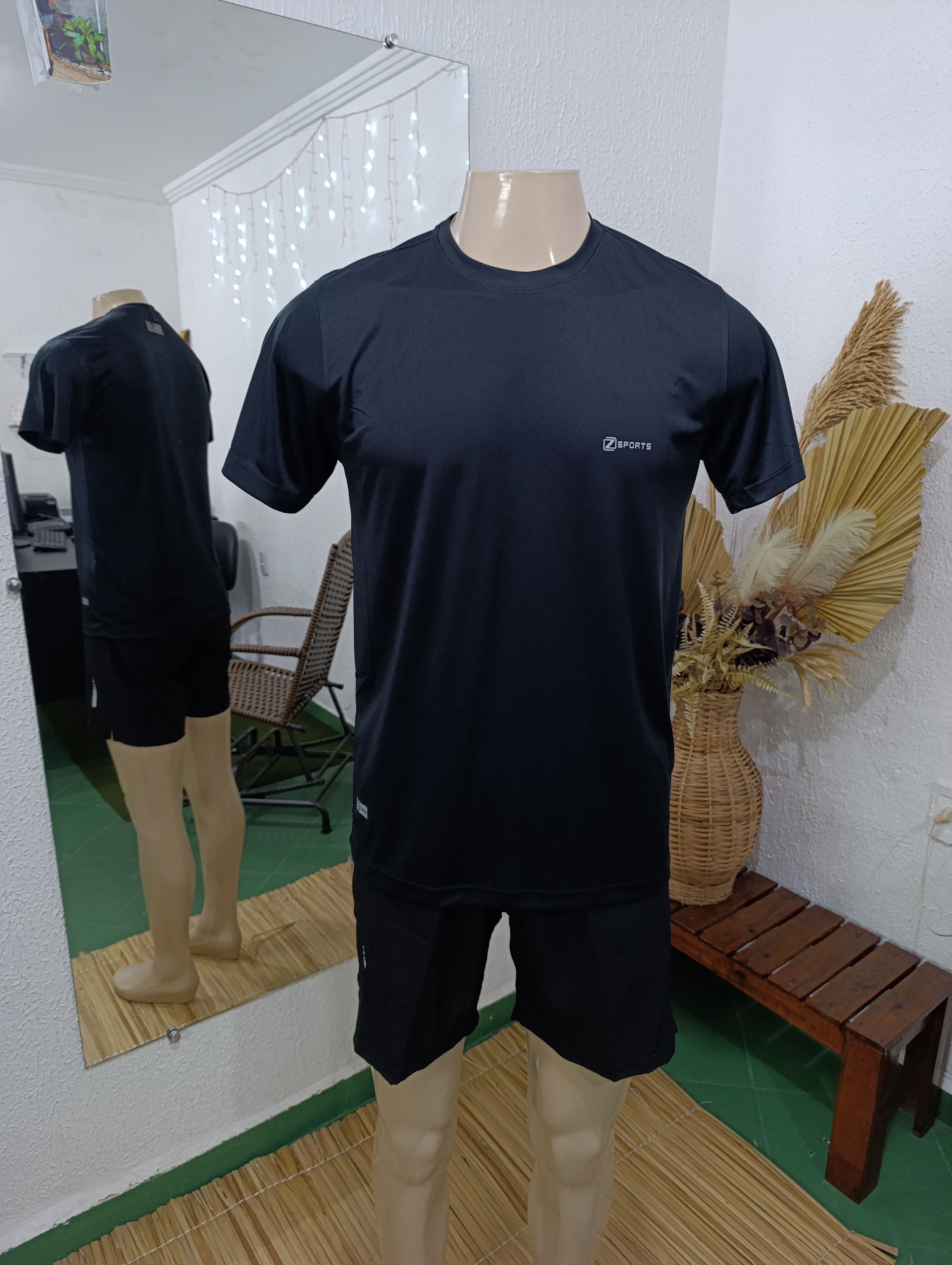 Camisa M Sport DRYFIT toda PRETA