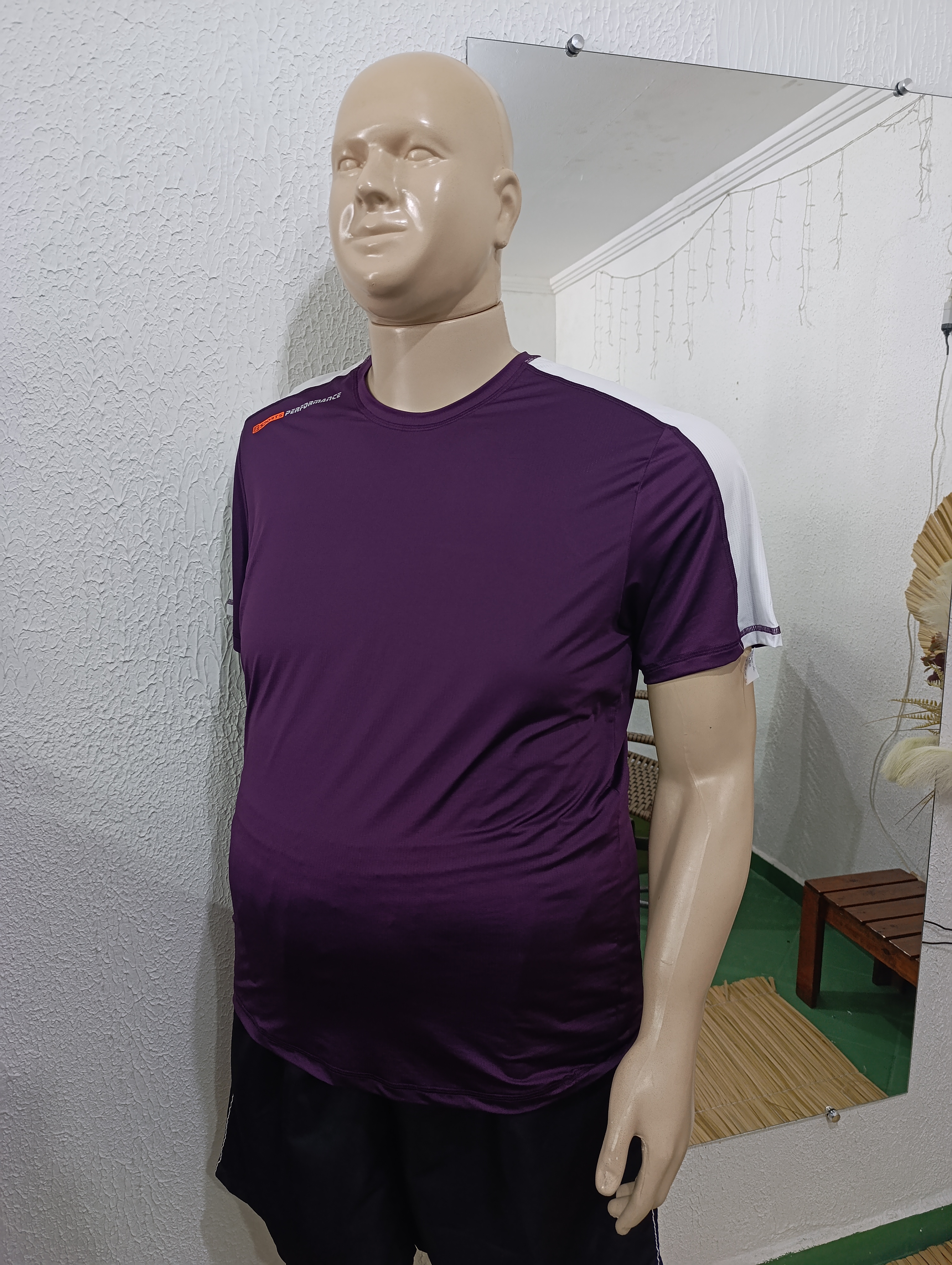 Camisa G3 Poliamida Açaí com ombros Branco