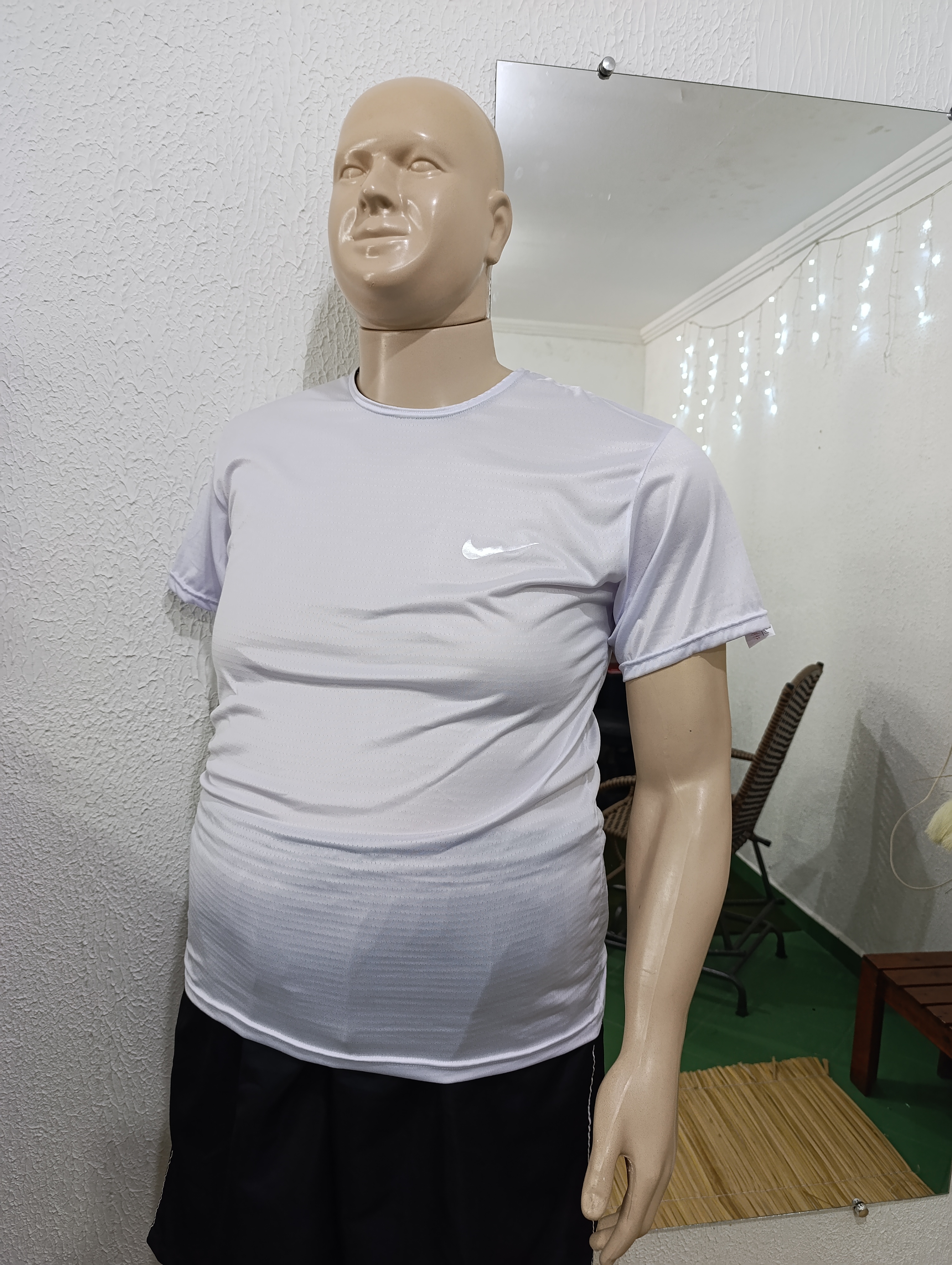 Camisa G3 DRYFIT furadinho BRANCA