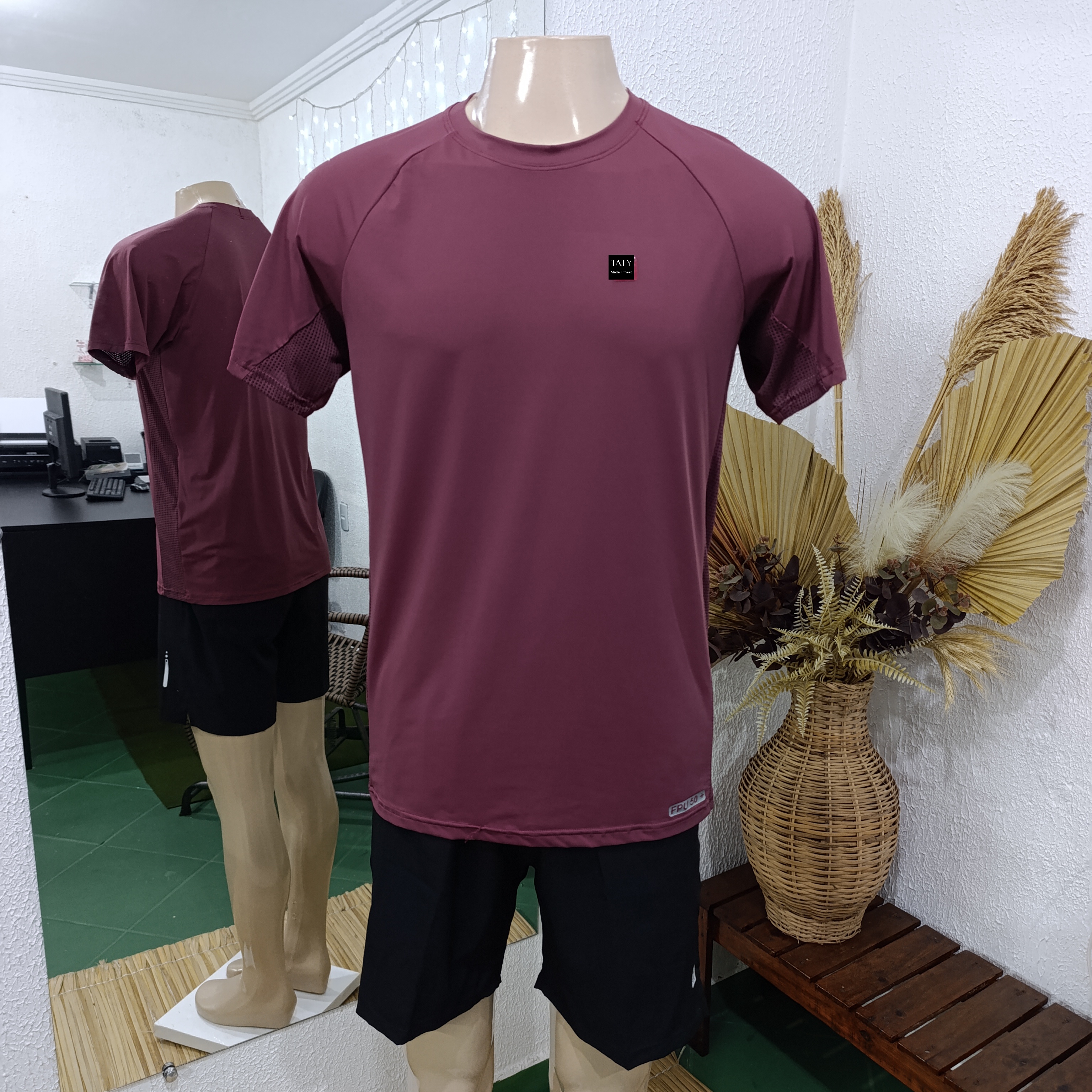 Camisa G POLIAMIDA vinho