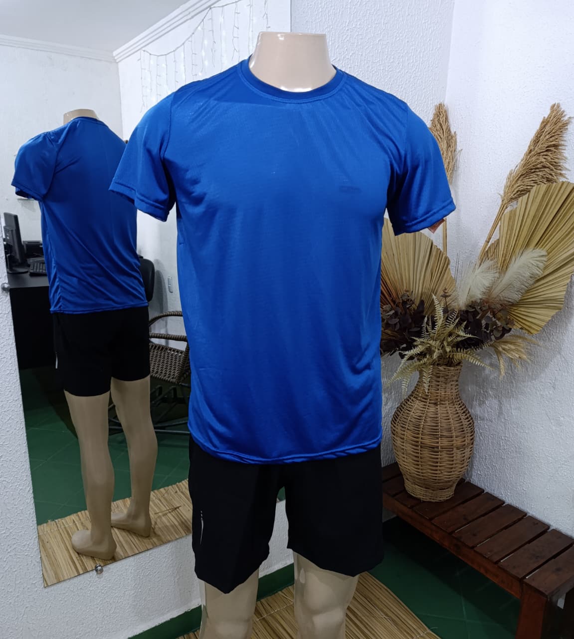 Camisa G Dryfit furadinho azul Royal