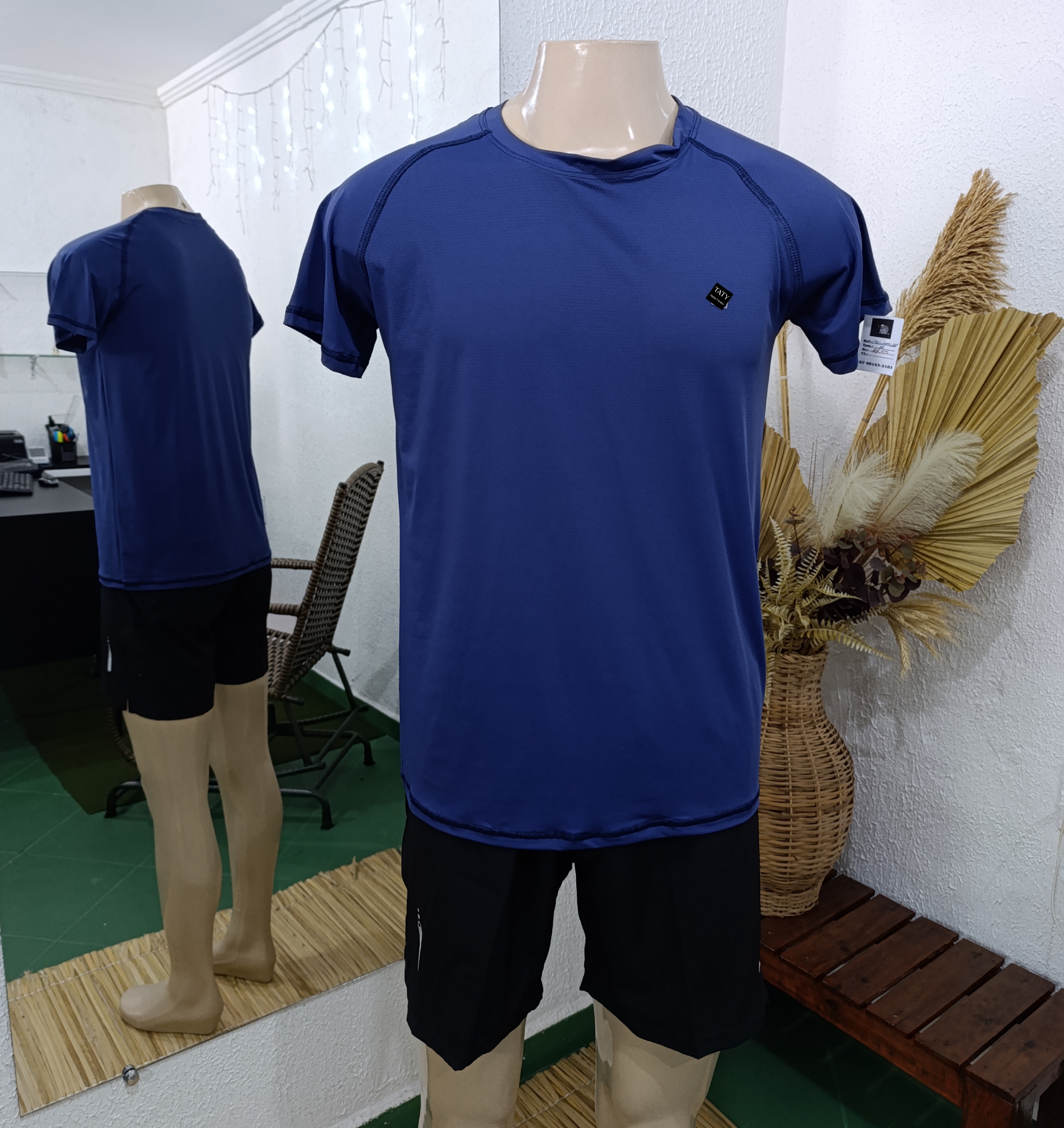 Camisa G POLIAMIDA lisa Marinho