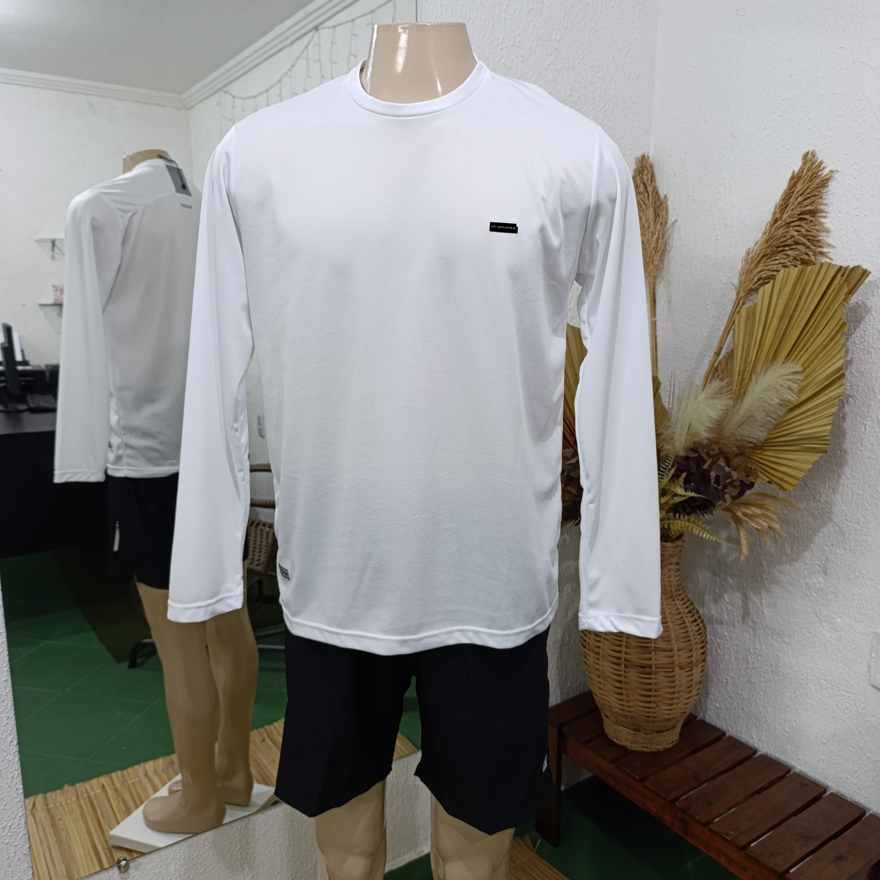 Camisa GG Dryfit Manga Longa BRANCA