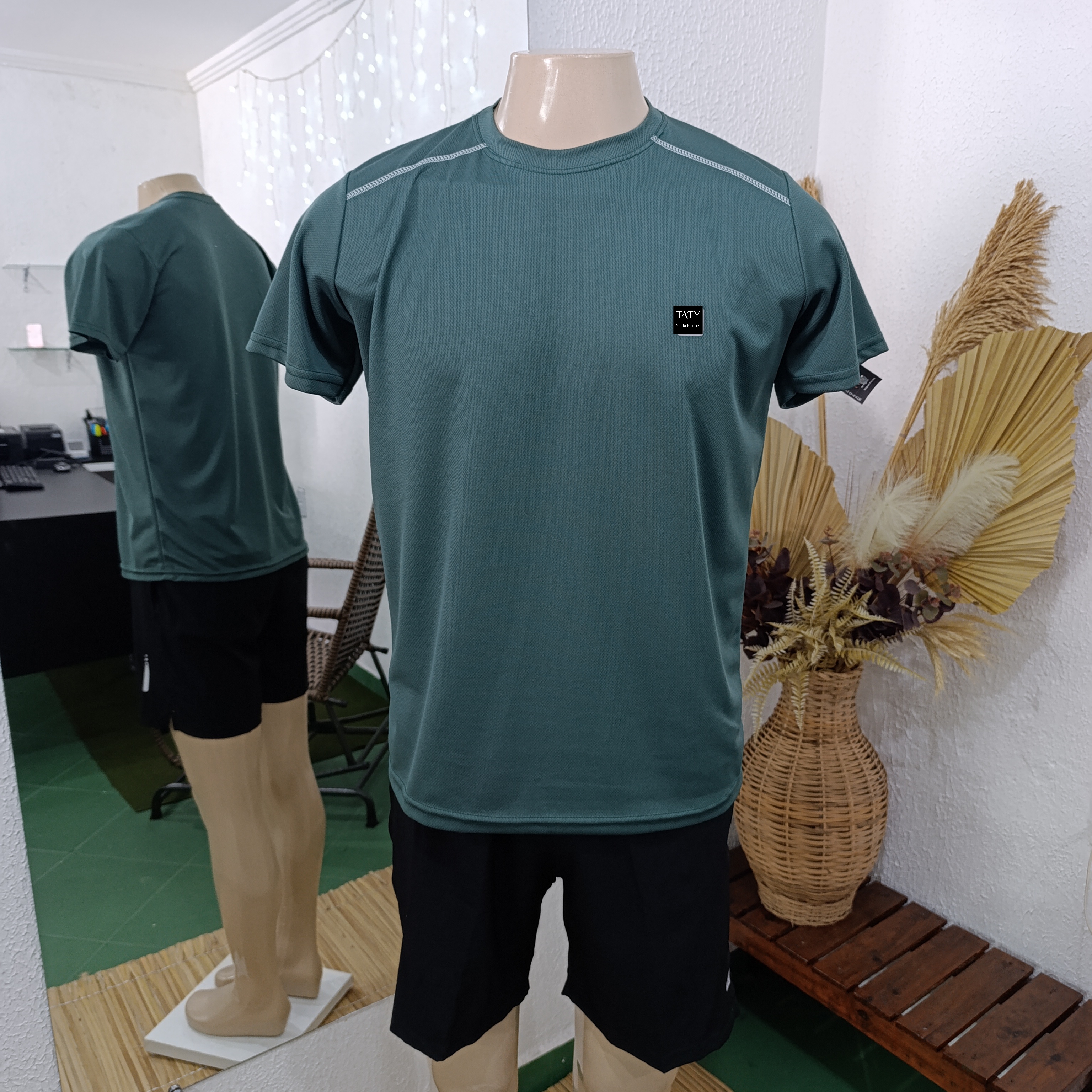 Camisa G Dryfit Verde escuro