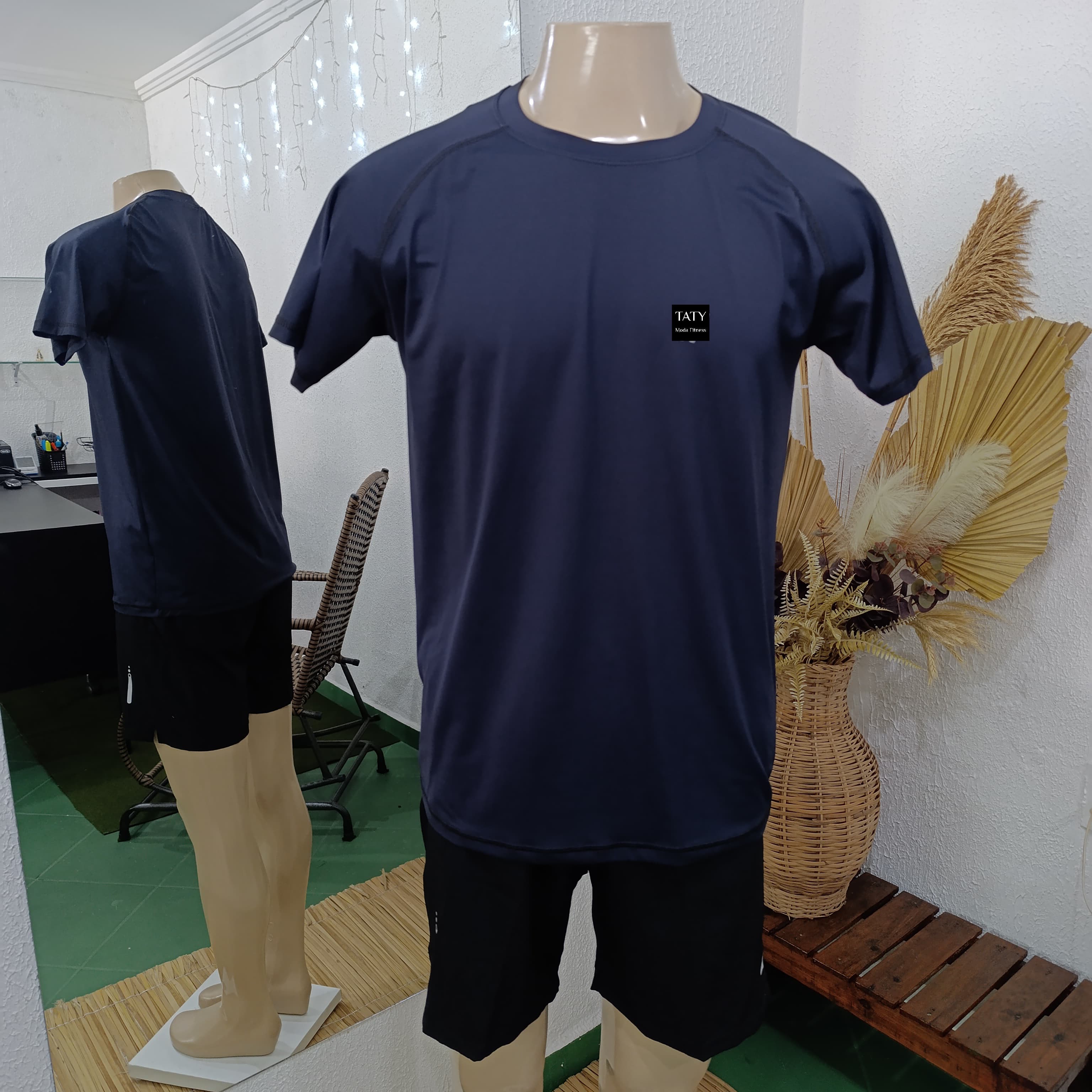 Camisa GG POLIAMIDA lisa PRETA