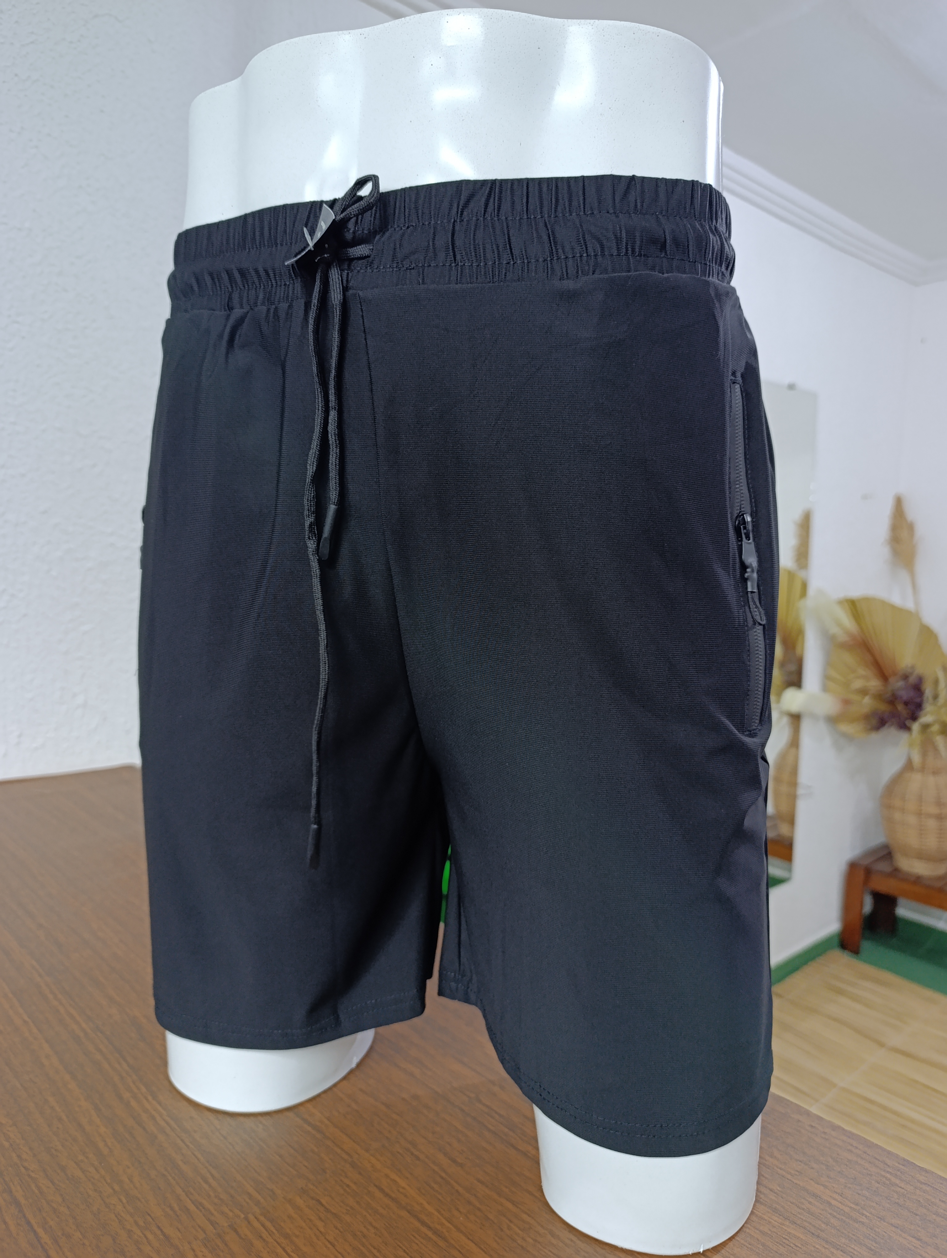 Shorts M super elastano PRETO