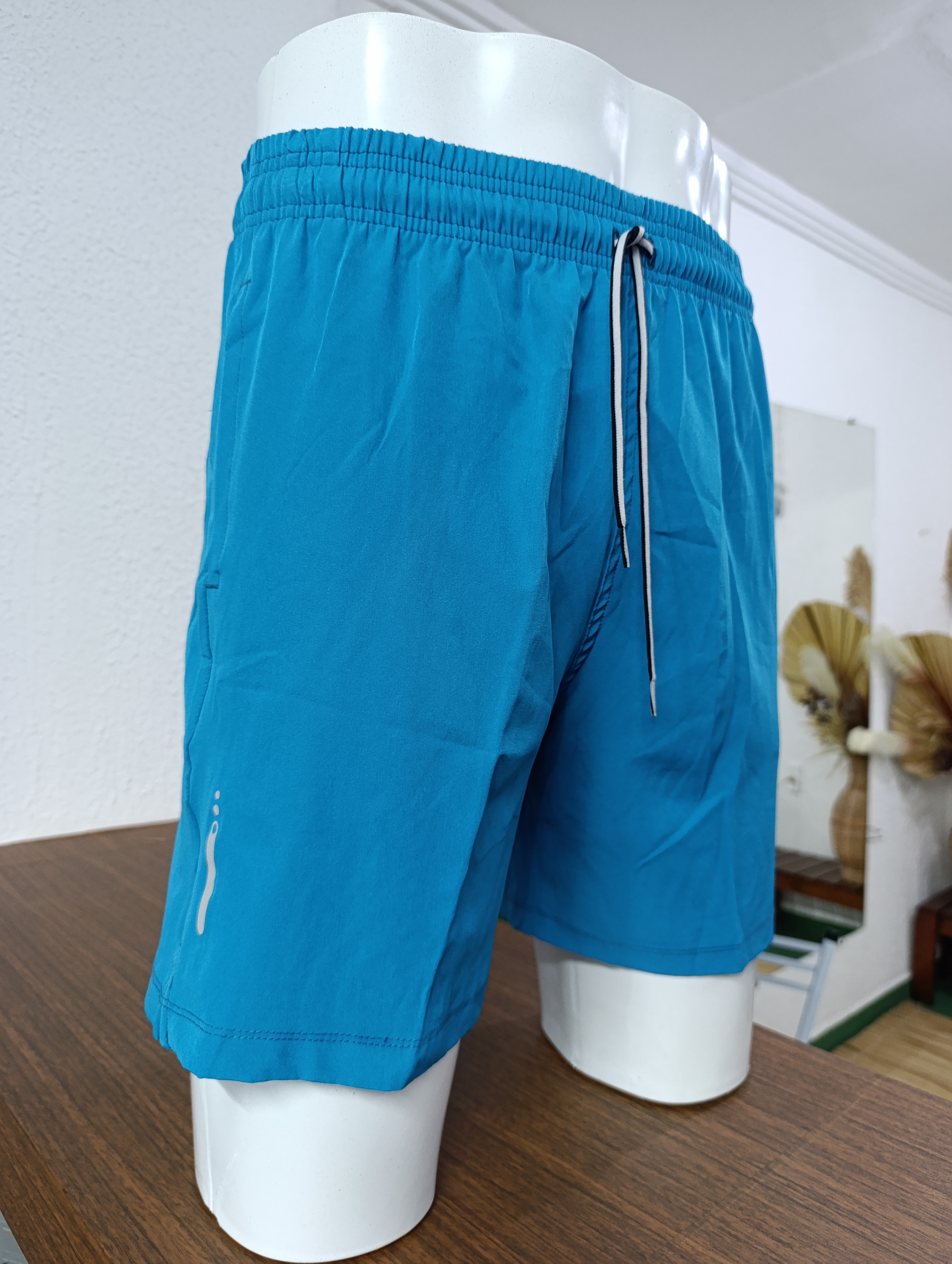 Short M TACTEL com elastano Azul