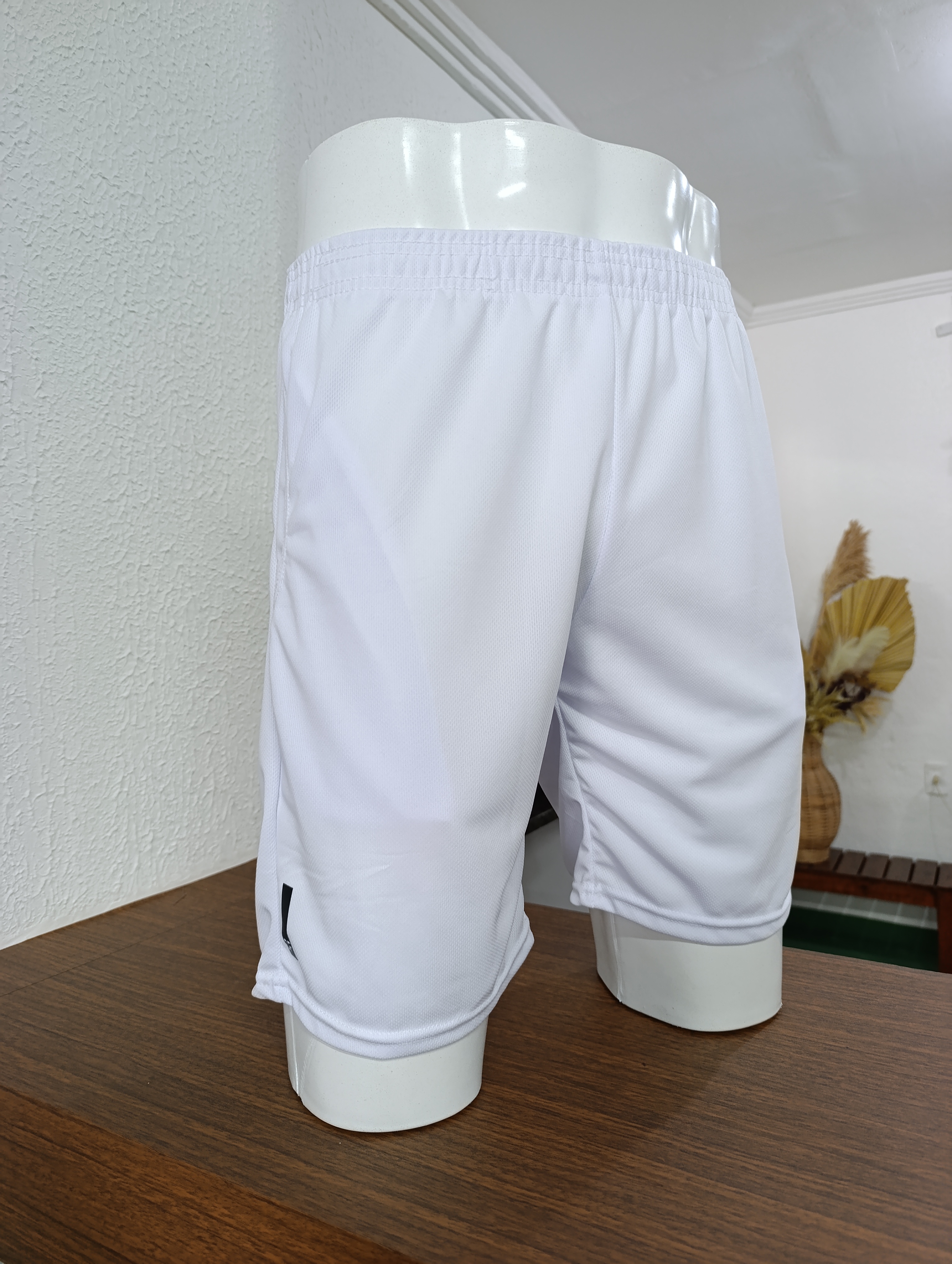 Short Masculino P Dryfit cor branca liso