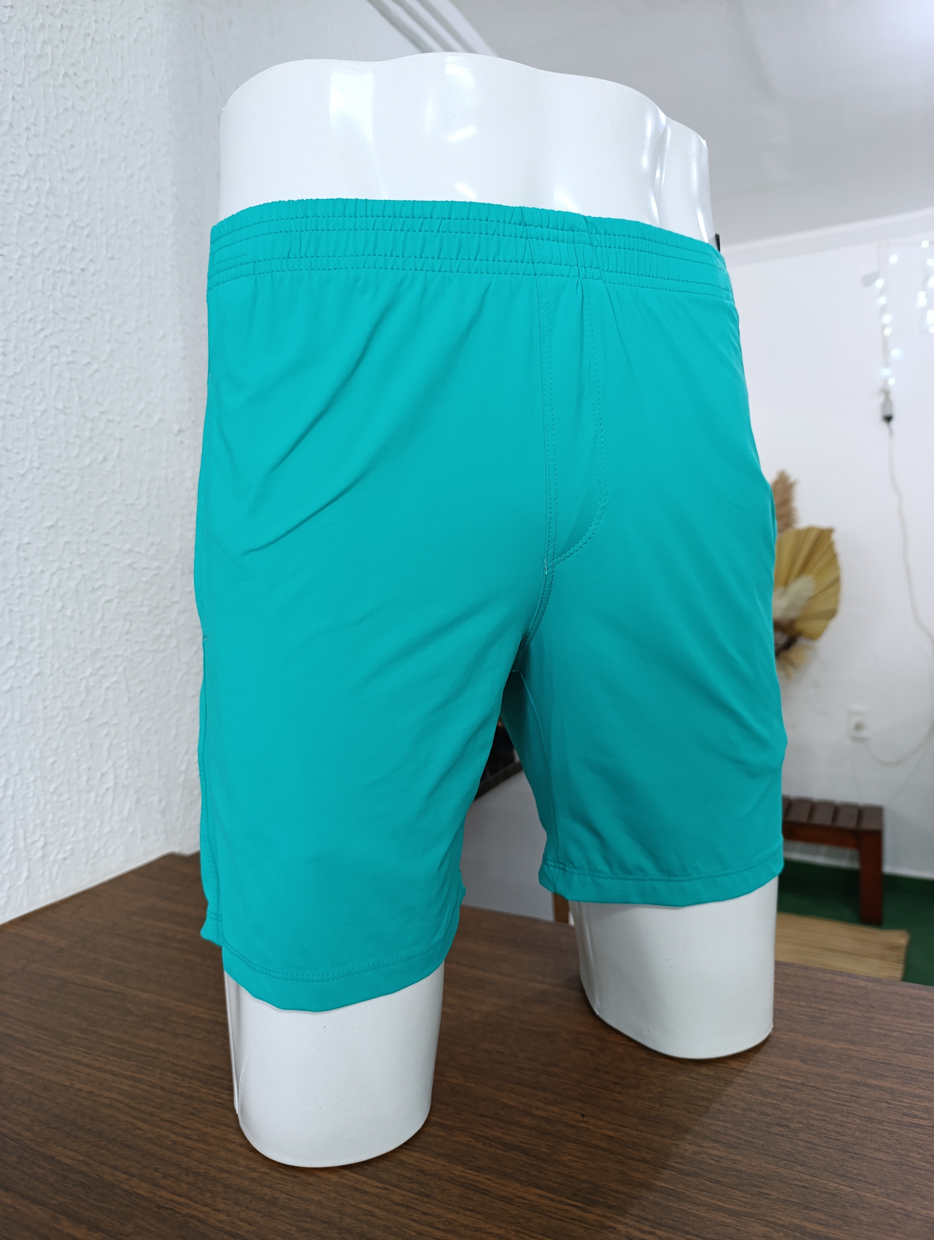 Short Masculino P short UV cor verde água