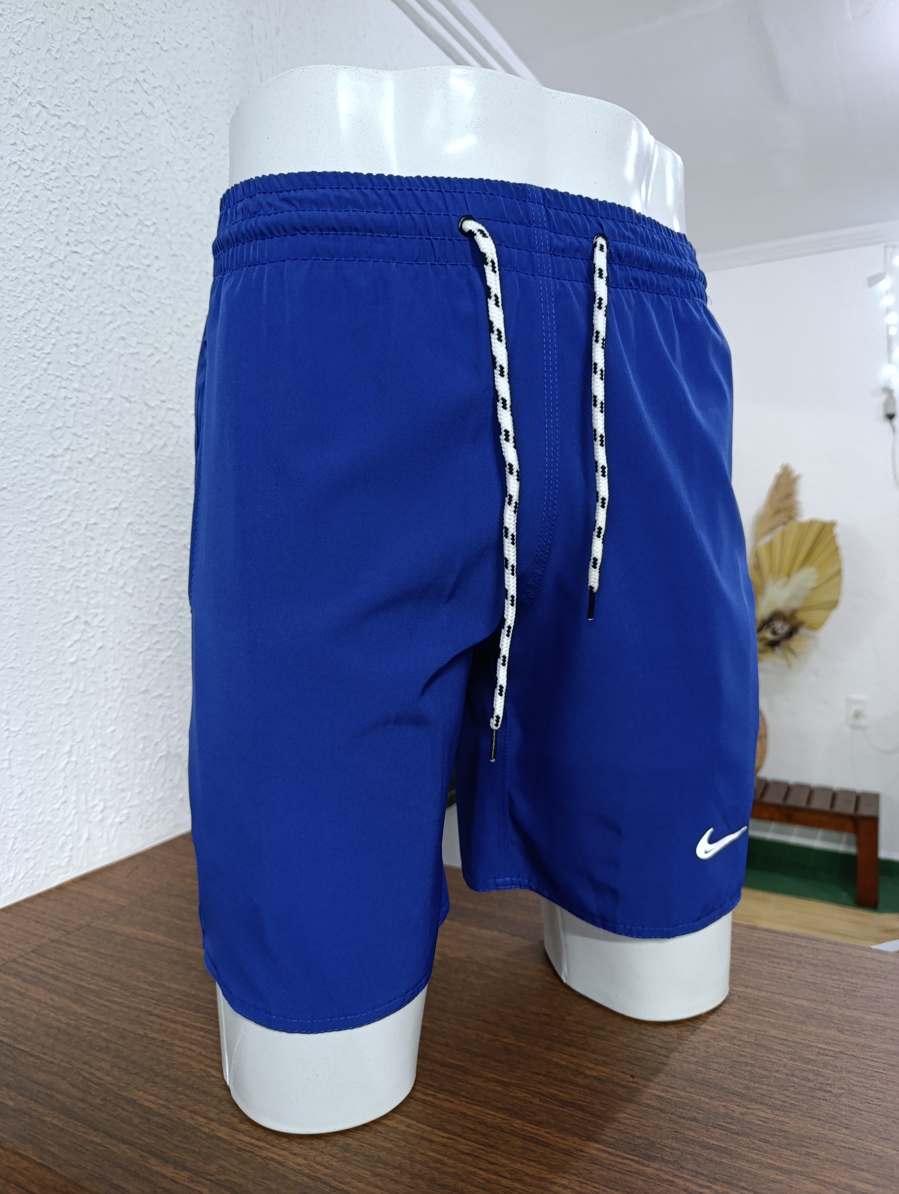 Short Masculino P Tactel com Elastano Azul Royal